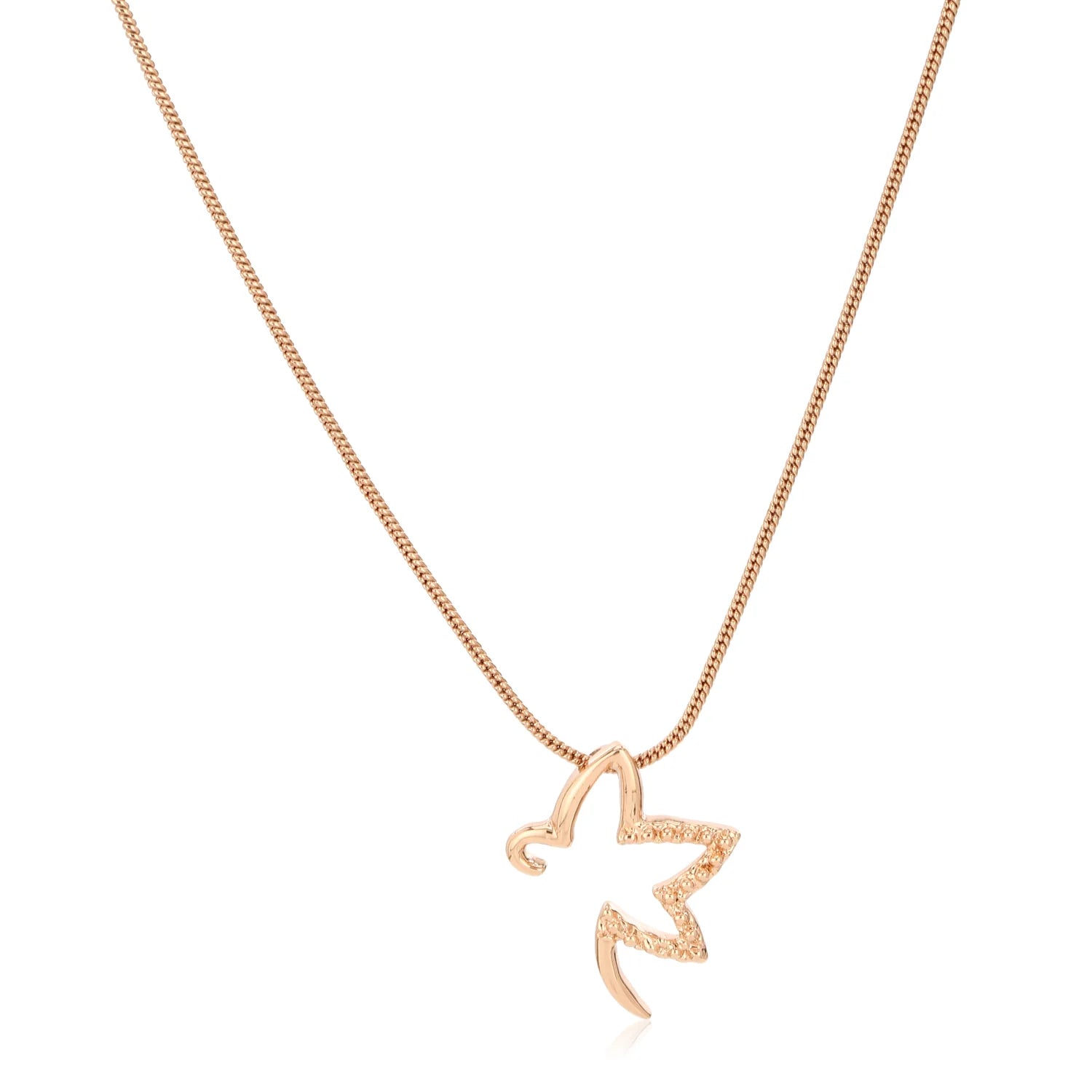 Gold Star Pendant Necklace