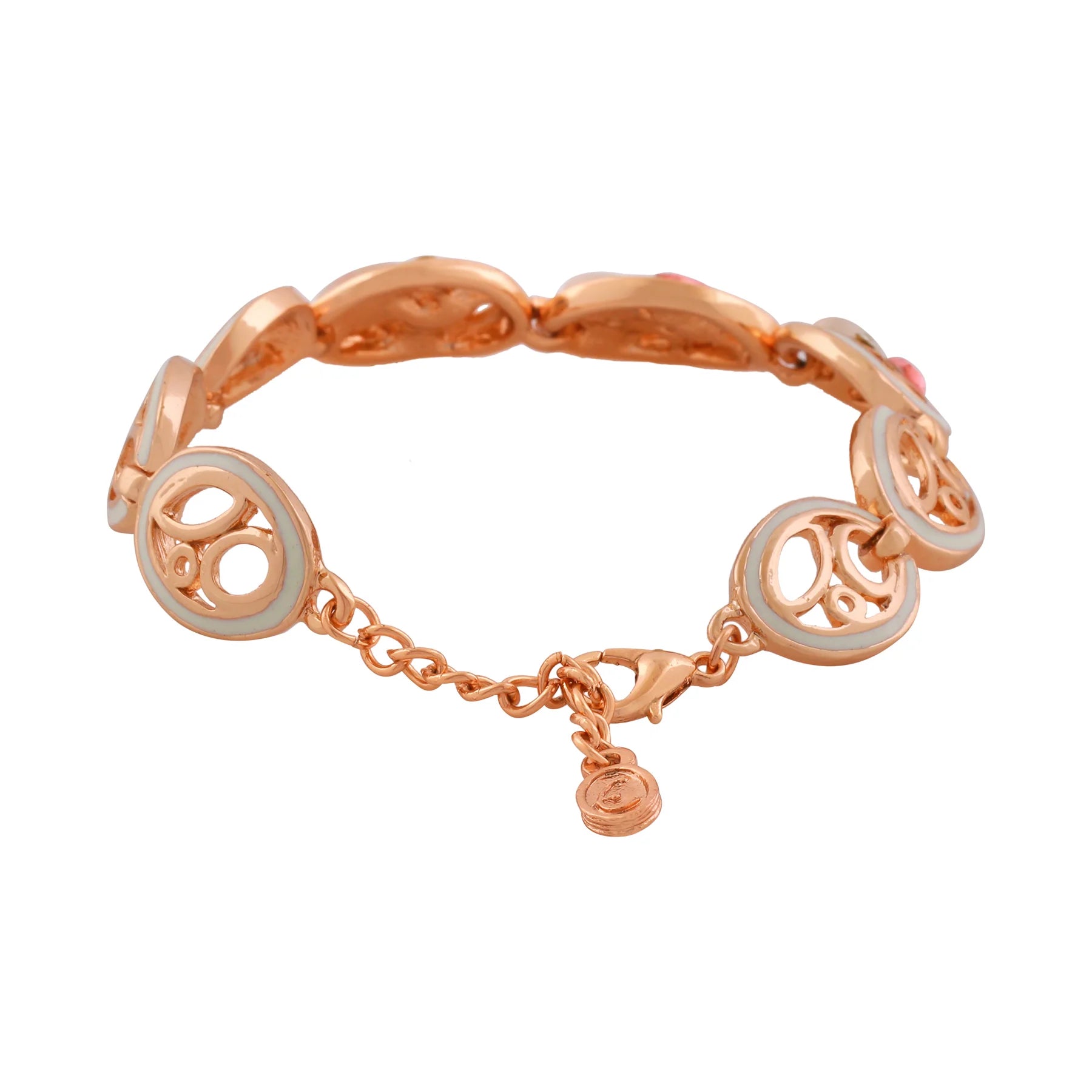 Rose Gold Plated Crystal Bracelet