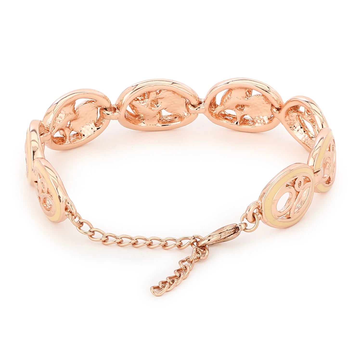 Rose Gold Plated Crystal Bracelet