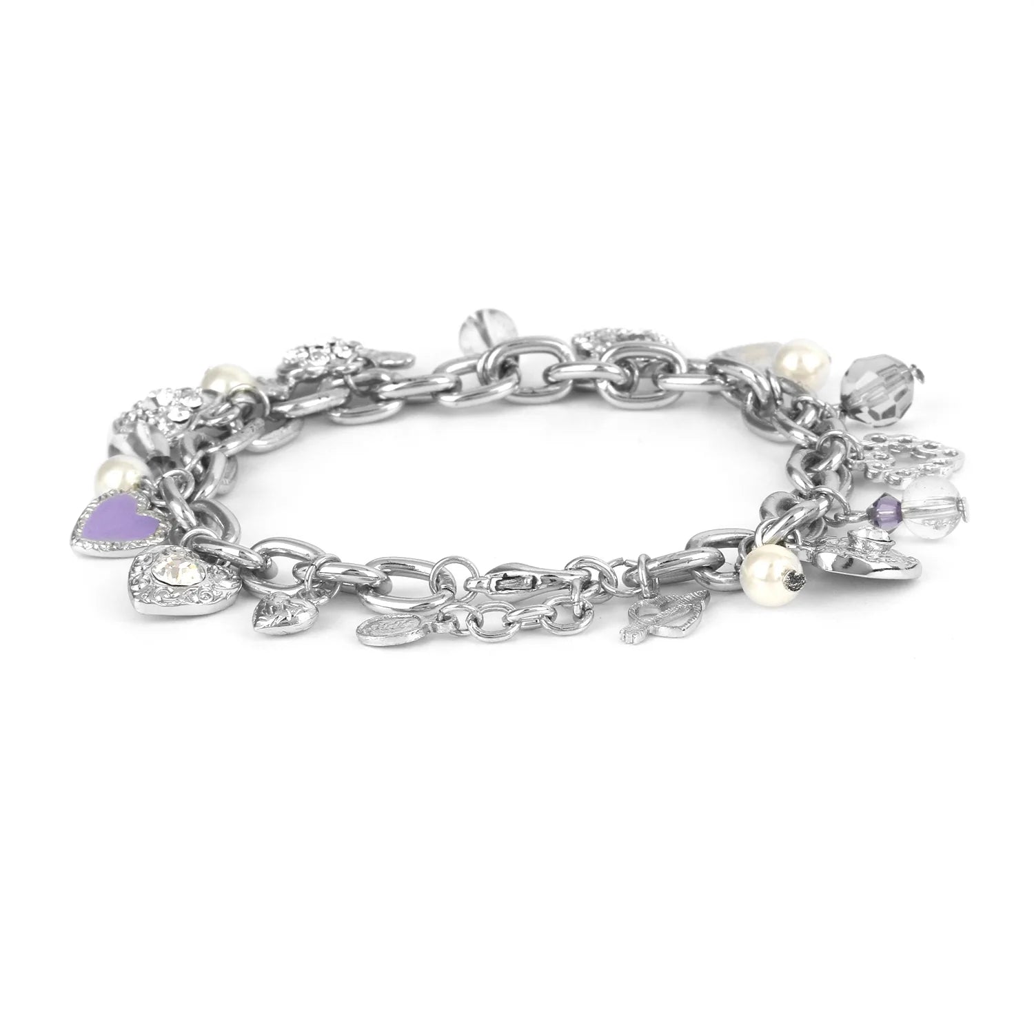Angel Heart Charm Bracelet