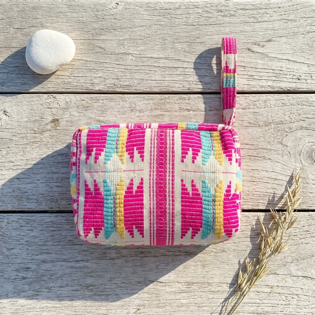 Colorful Patterned Pouch
