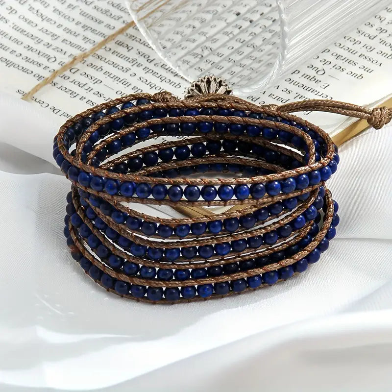 Boho Beaded Wrap Bracelet