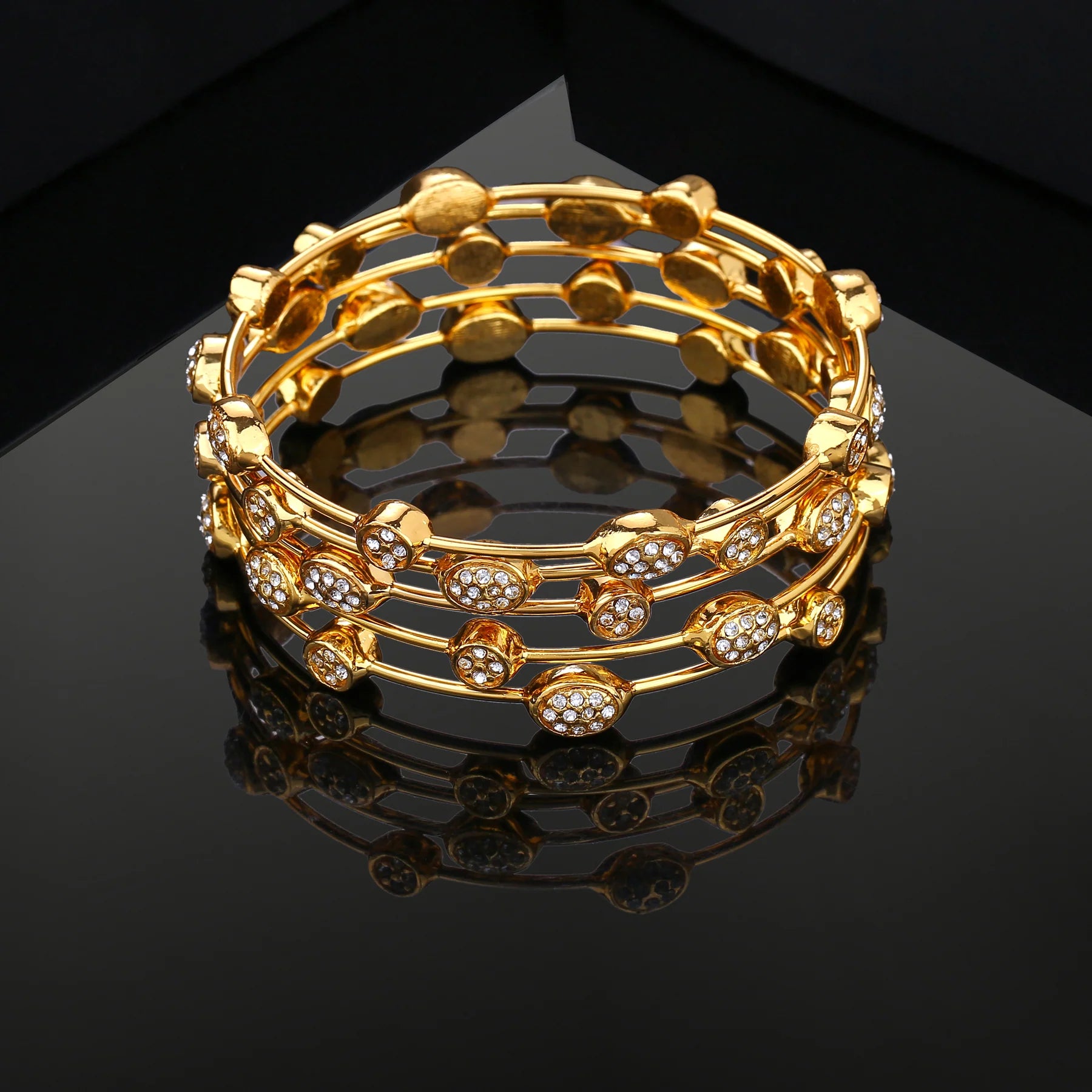 Gold Crystal Bracelet