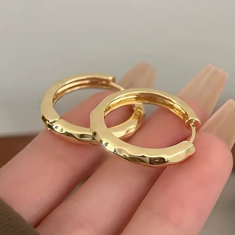 Gold Hoop Earrings