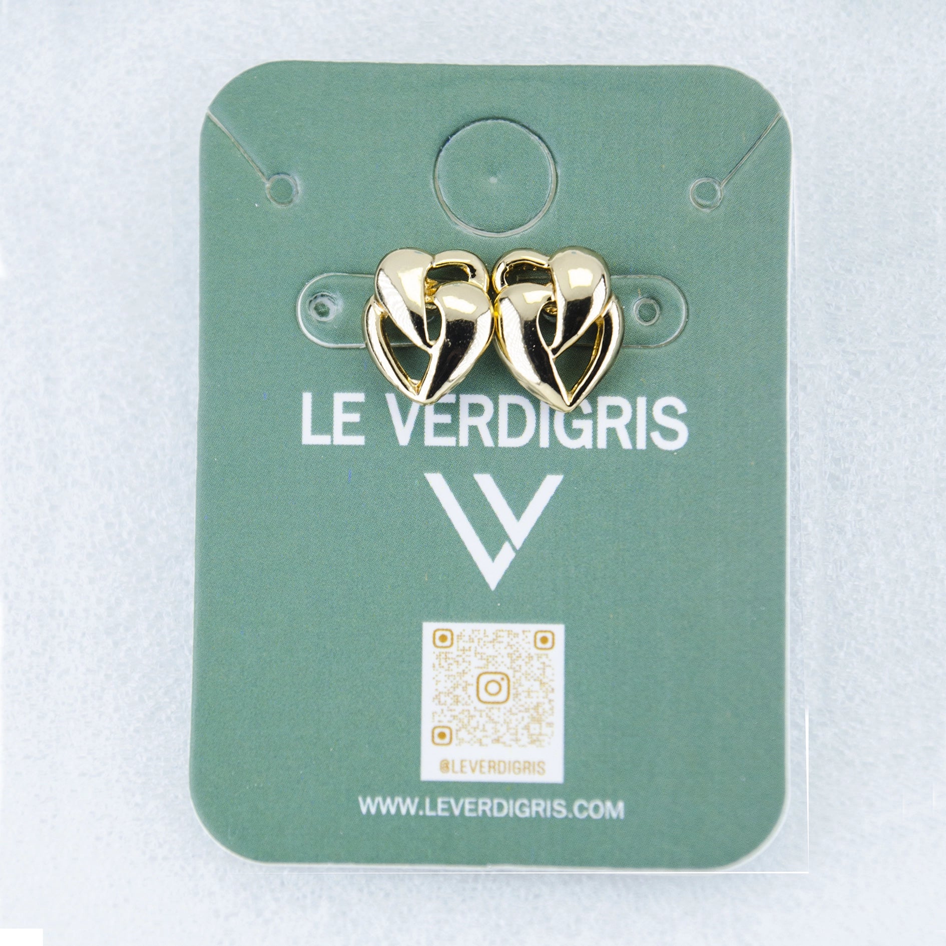 Gold Knot Stud Earrings