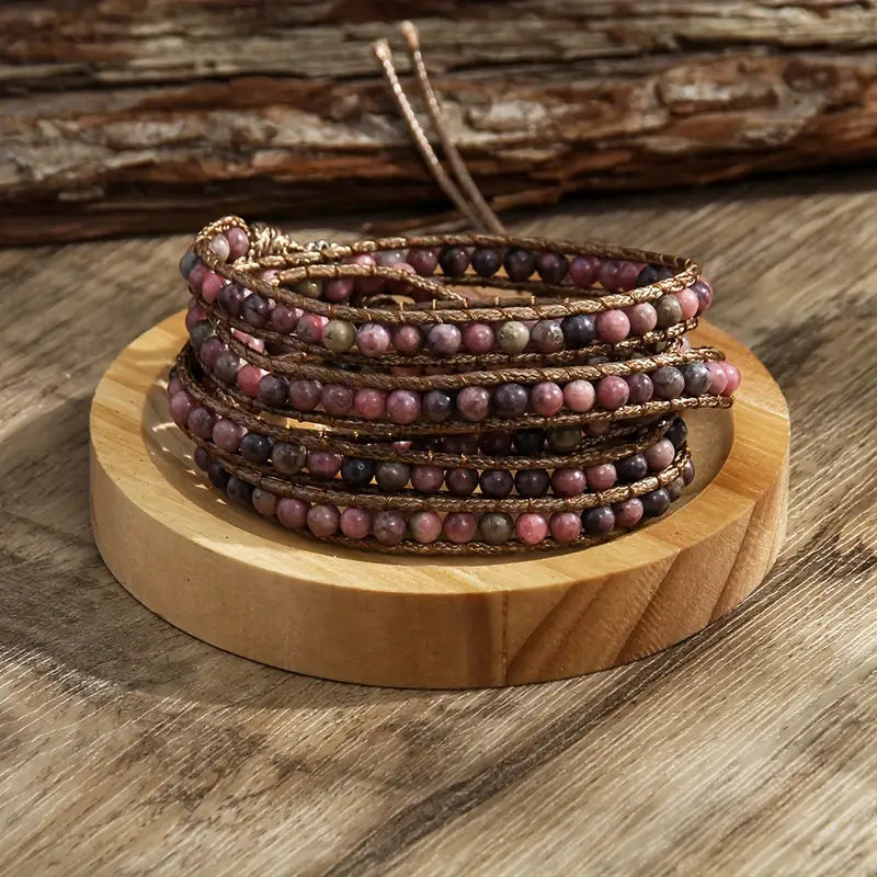 Boho Beaded Wrap Bracelet