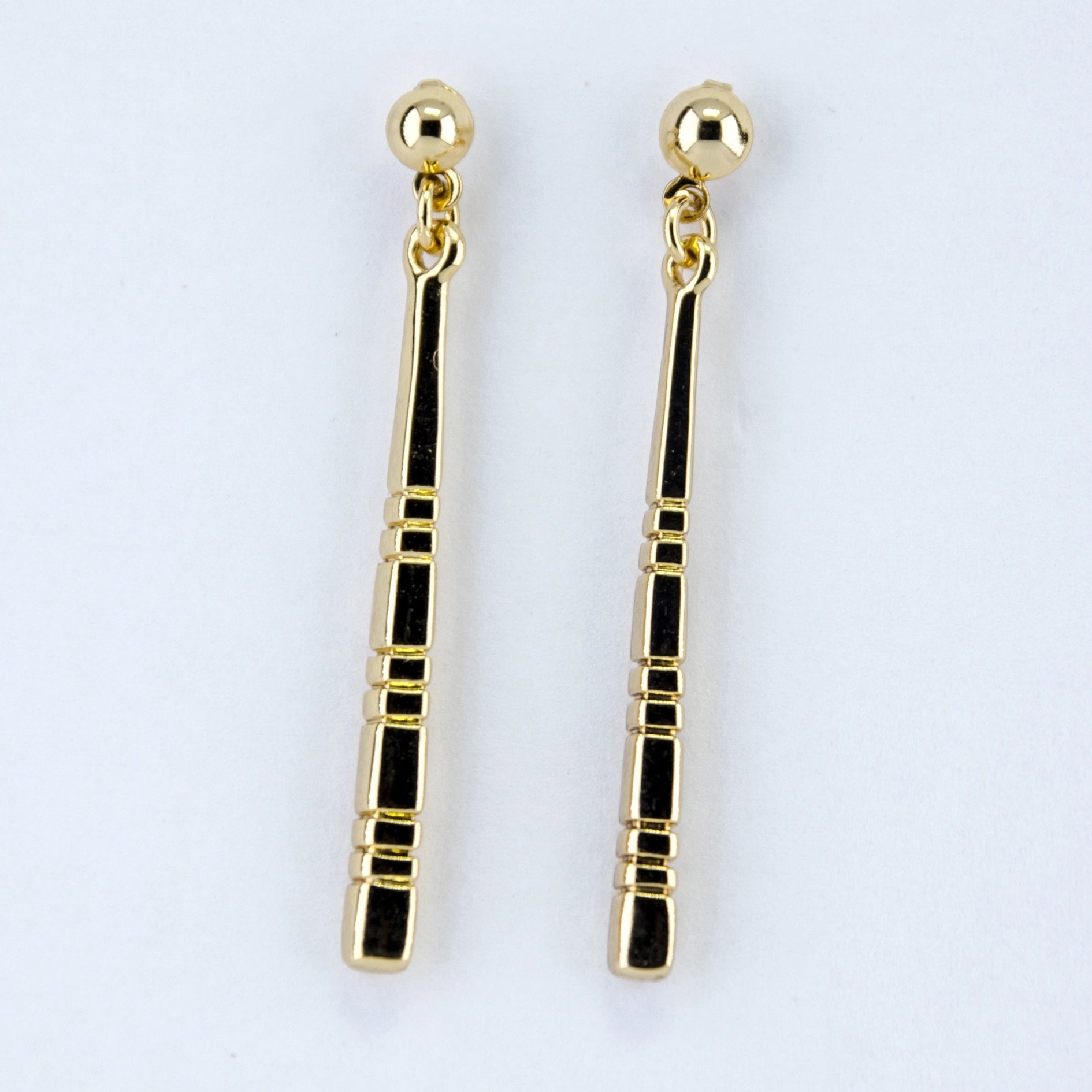 Gold Plated Dangle Earrings