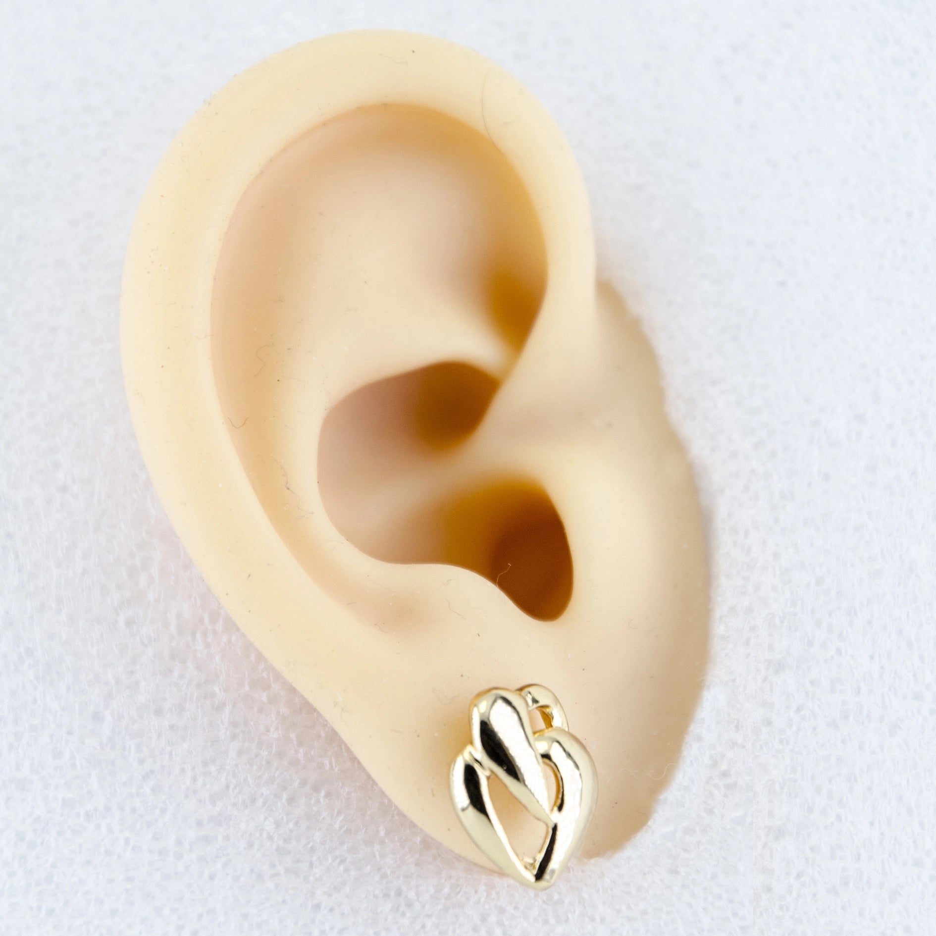 Gold Knot Stud Earrings