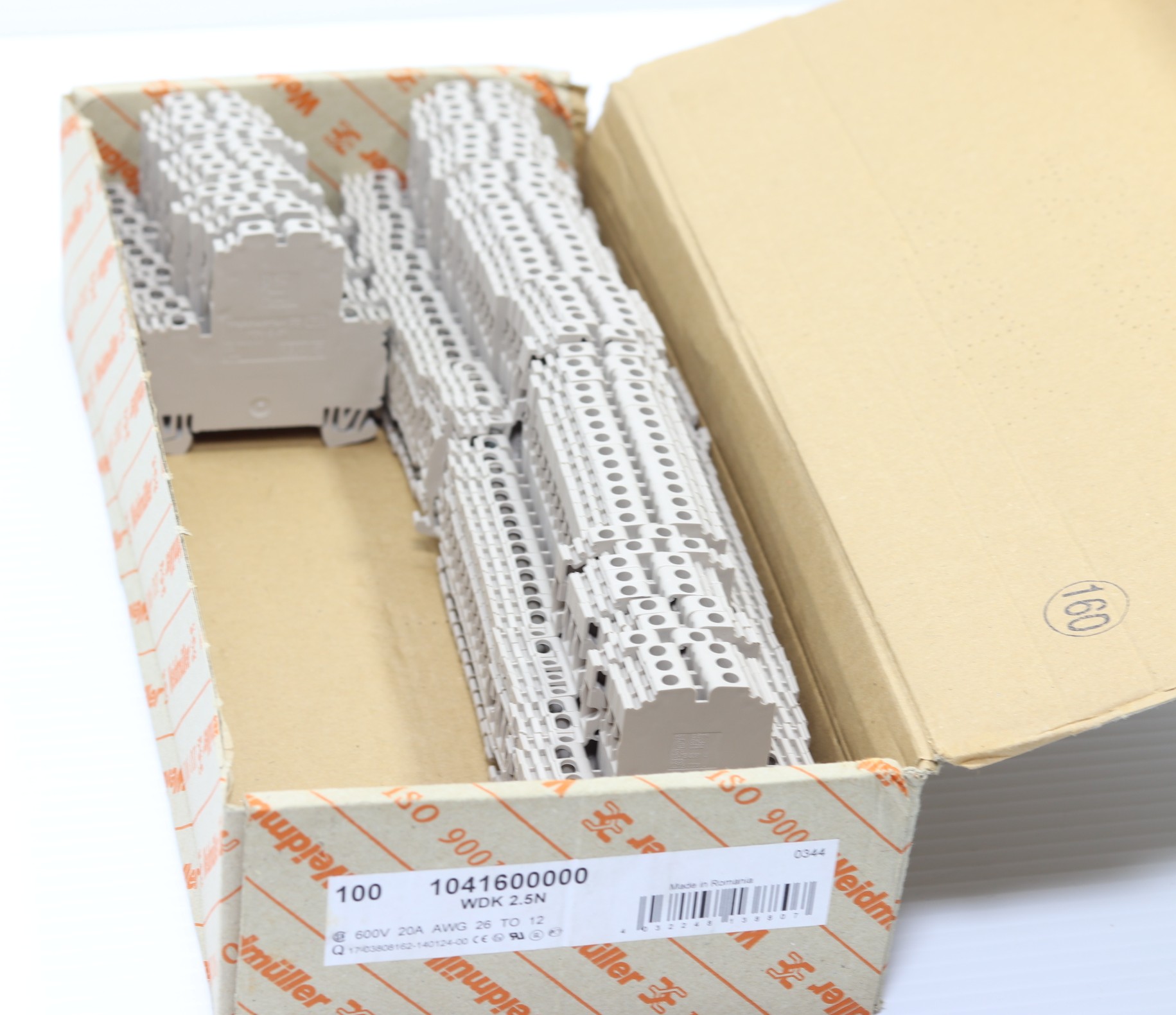 Terminal De Bloque Wedmiuller Wdk 2.5n (pack 63 Pzs)