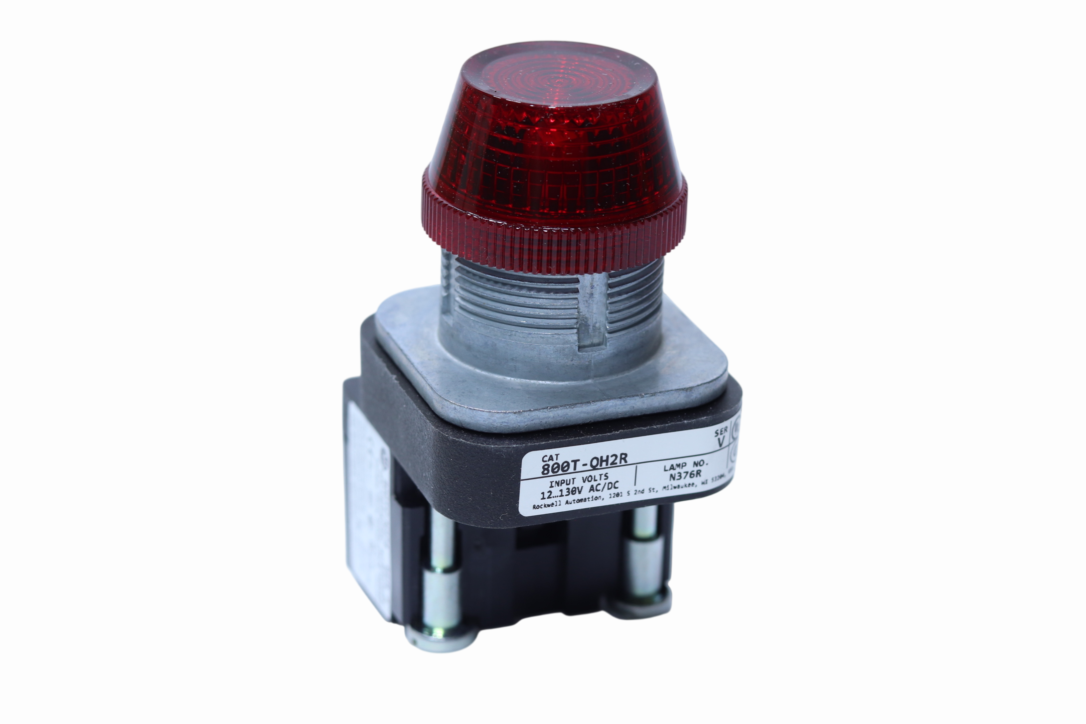 Luz Piloto Allen Bradley 800t-qh2r Ser. V