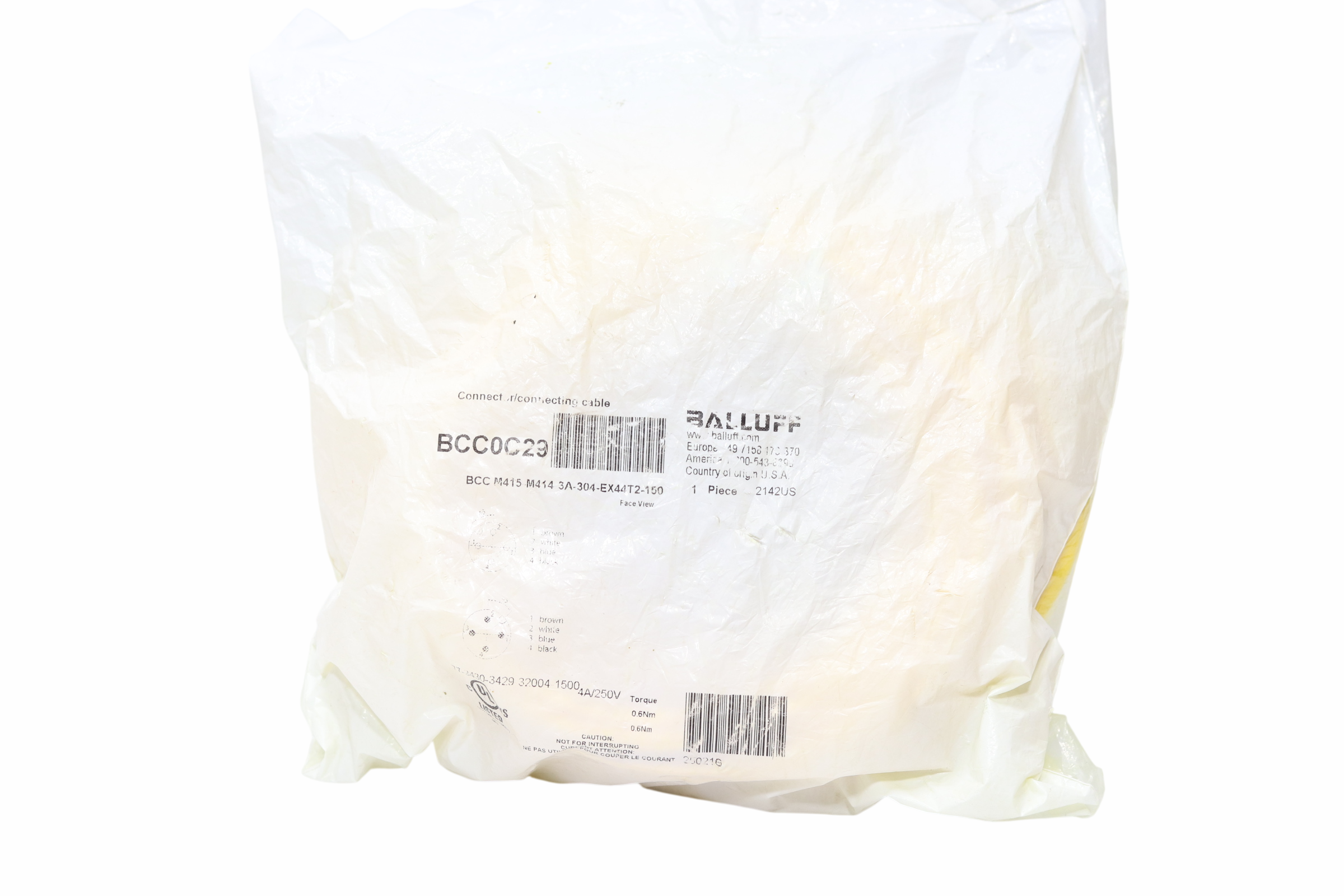 Cable Balluff Bcc0c29