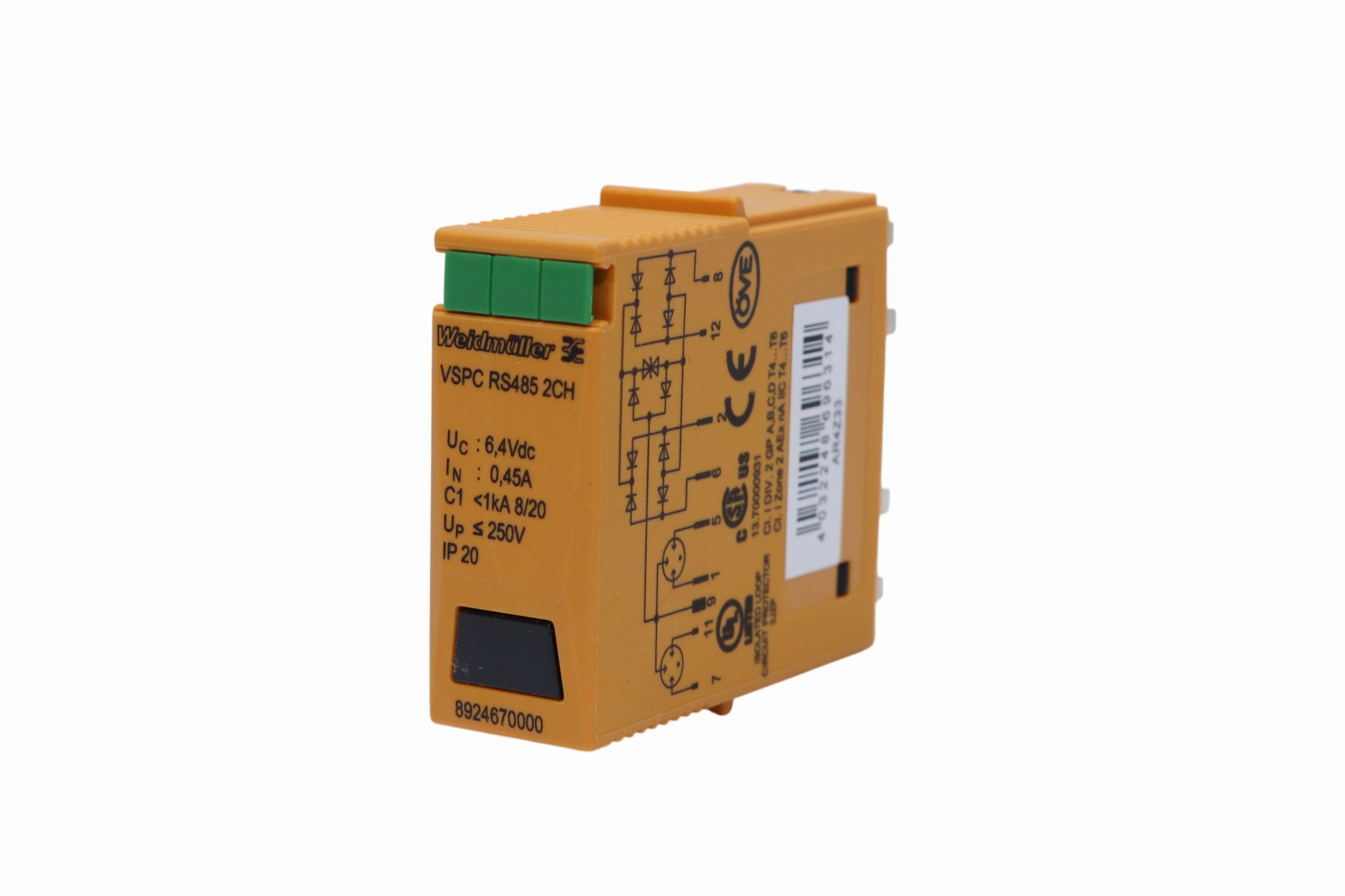 Modulo De Proteccion Weidmuller 8924670000
