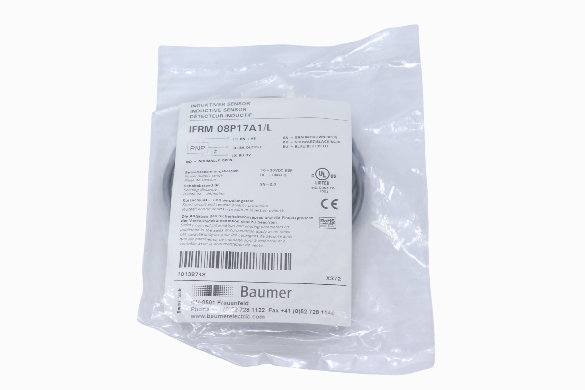 Phd 51422-006-02 Interruptor De Proximidad