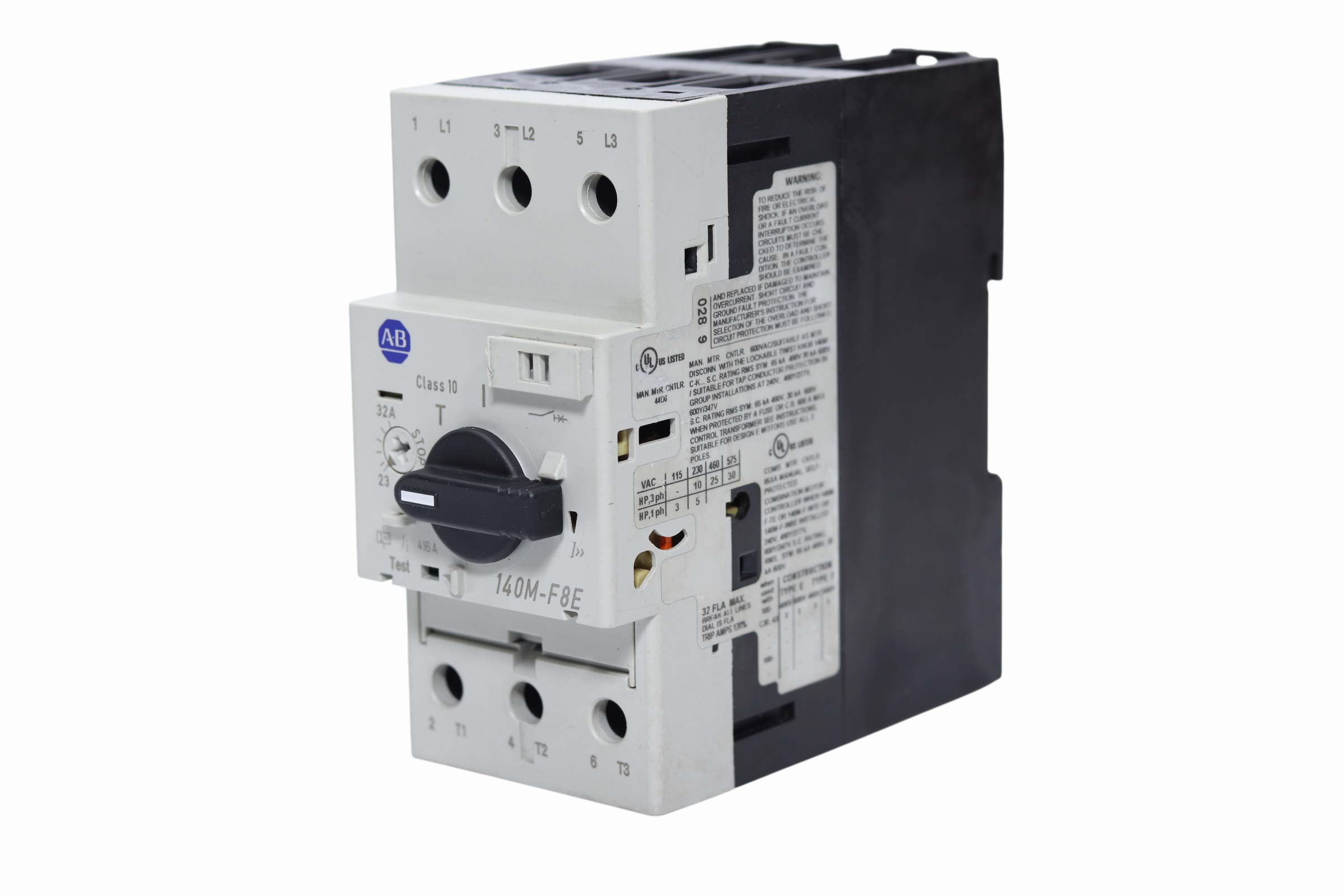Allen-bradley 140m-f8e-c32 Protección De Motor Disyuntor (Usado)