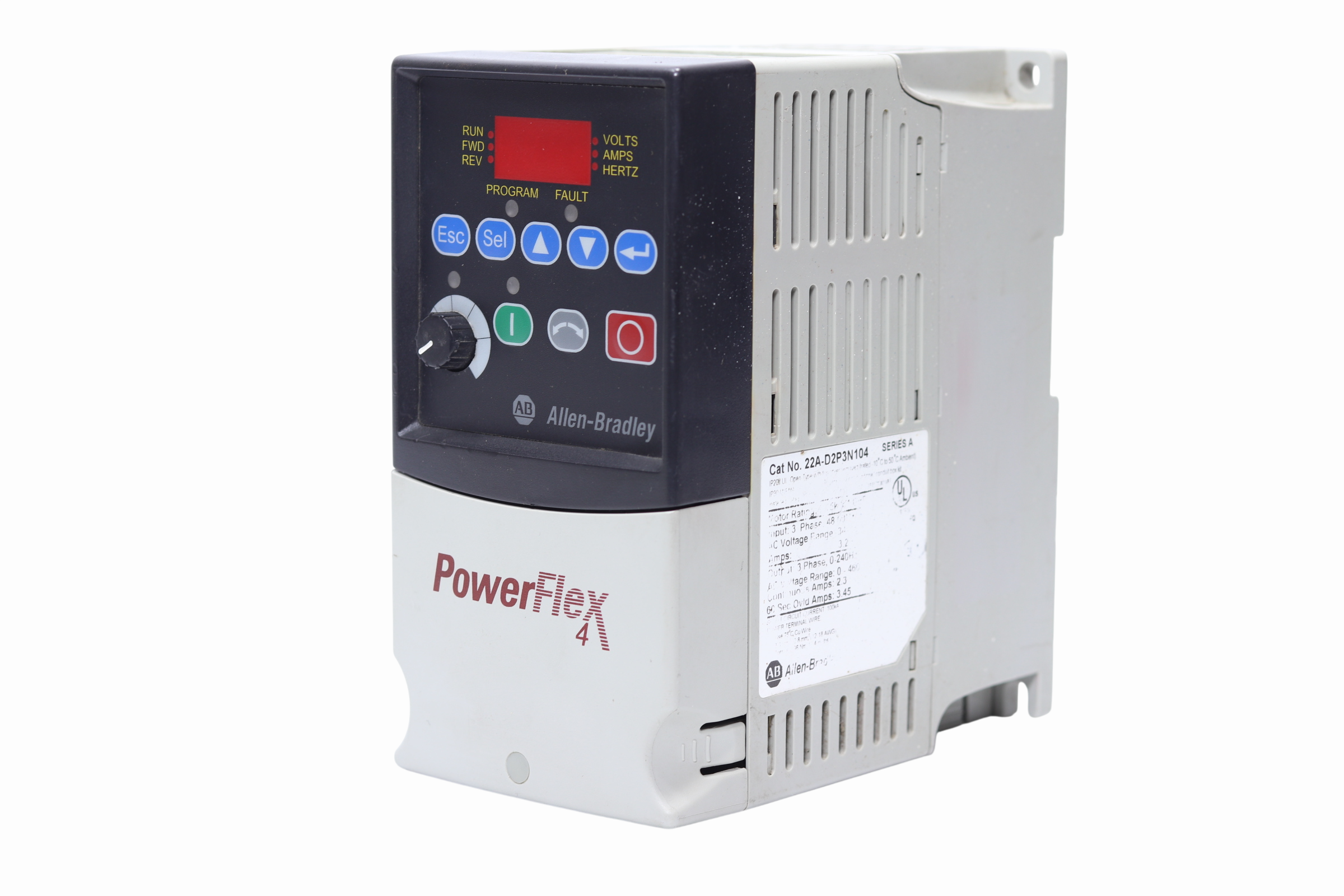 Variador de Voltage Allen-bradley 22a-d2p3n104  (Etiqueta Desgastada)