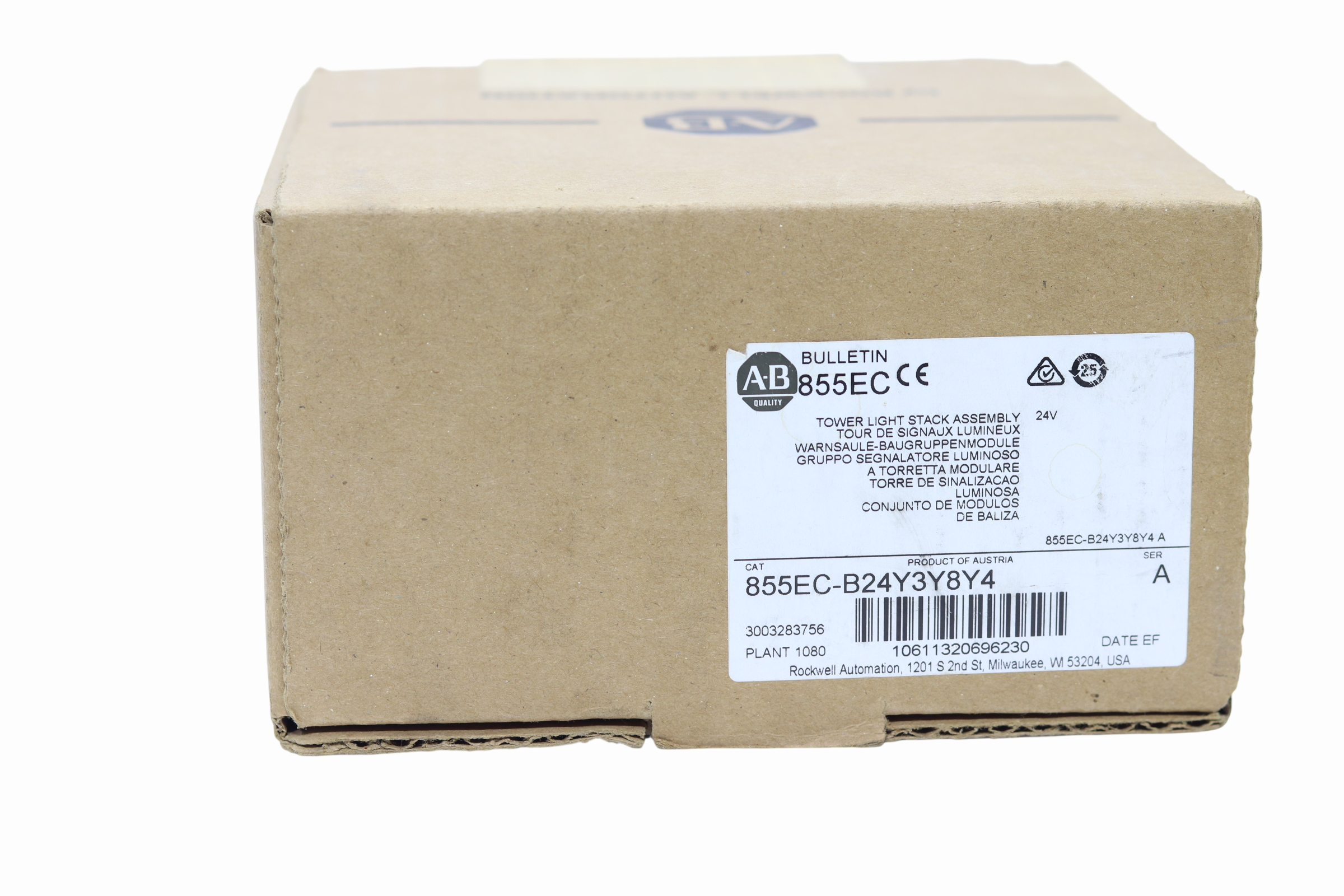 Allen Bradley 855ec-b24y3y8y4 Dispositivo De Señalizacion