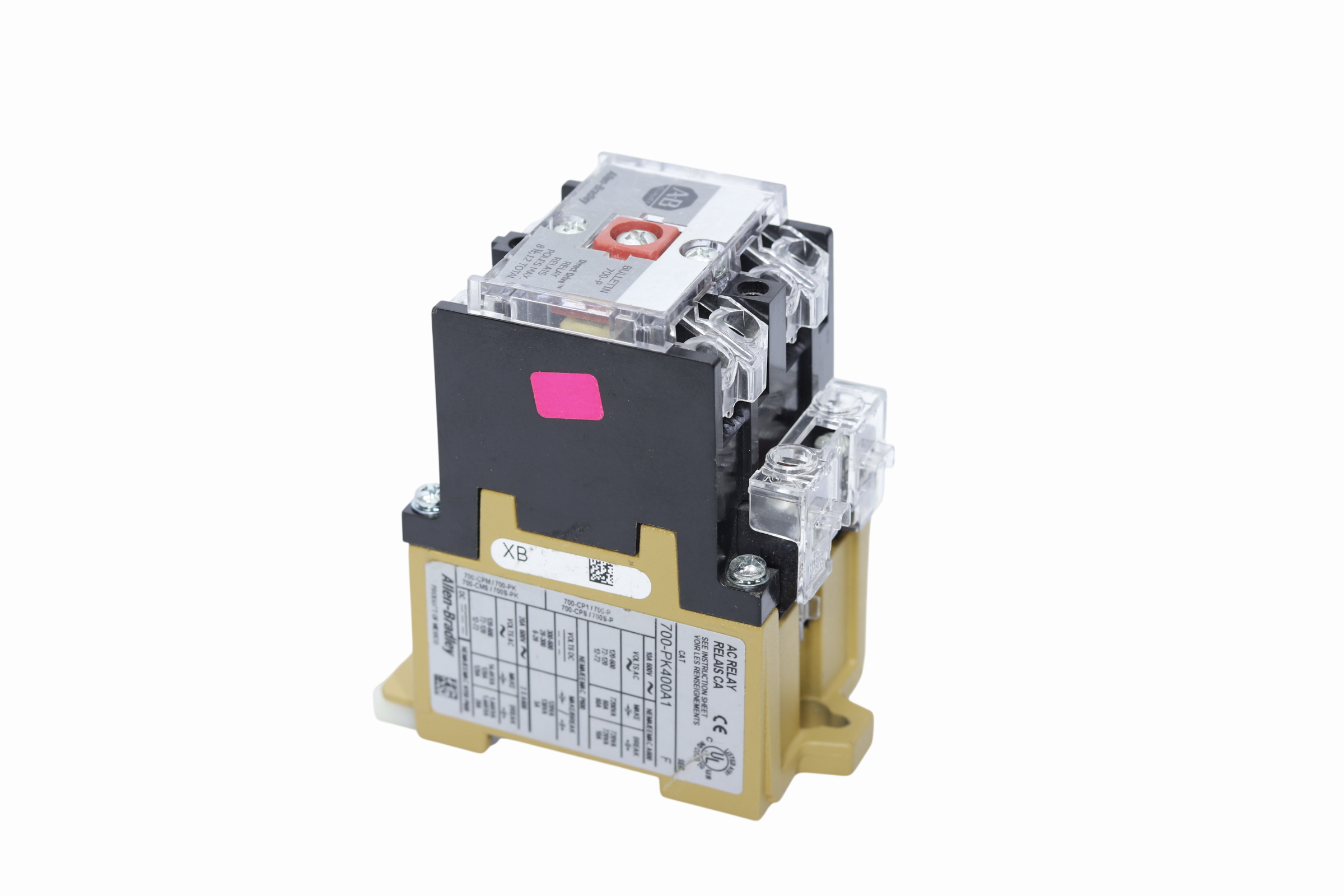 Allen-bradley 700-pk400a1 Relé De Control Nema 4 Contactos (Usado)