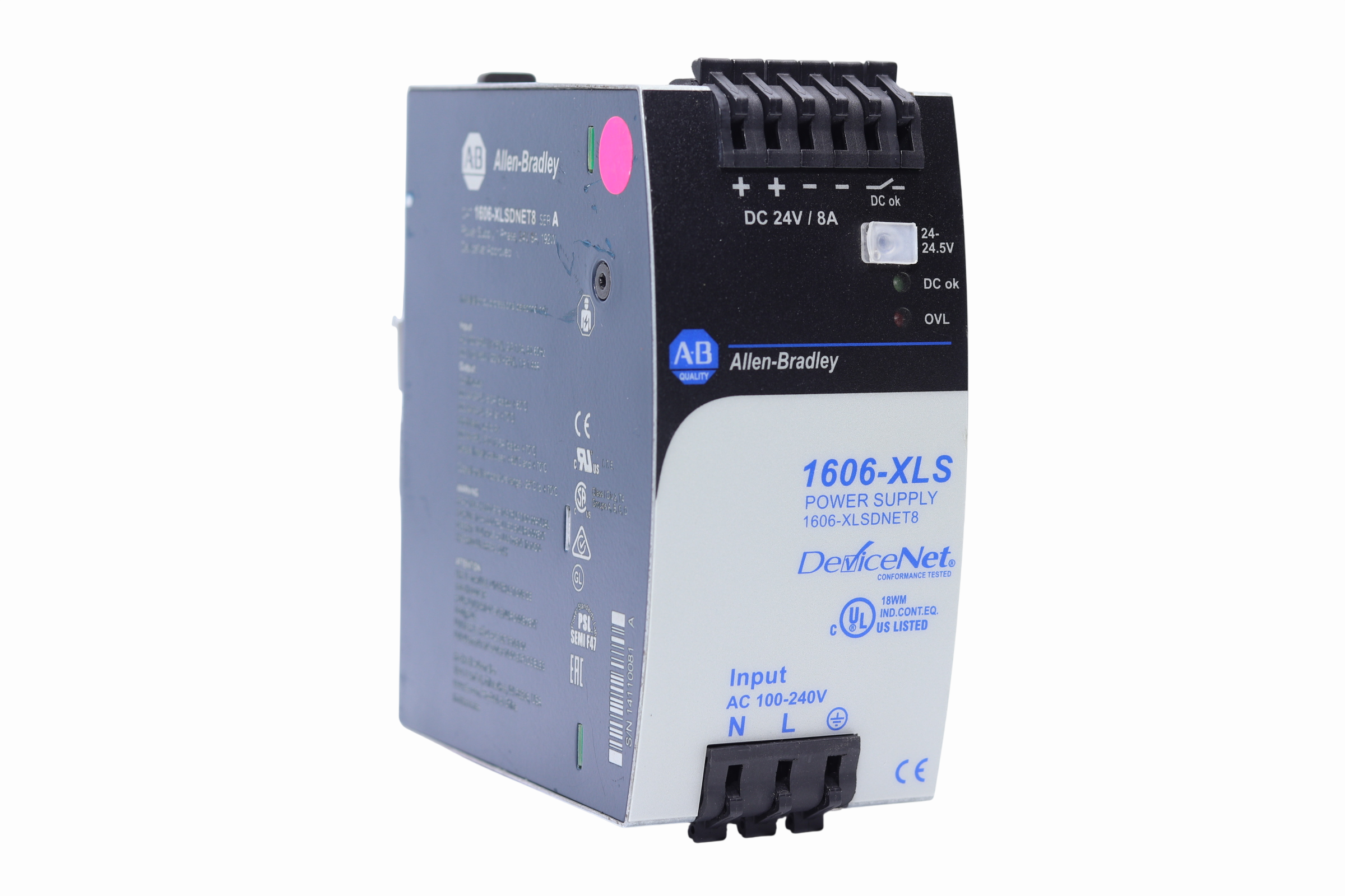 Allen Bradley 1606-xlsdnet8 Fuente De Alimentación (Usado)
