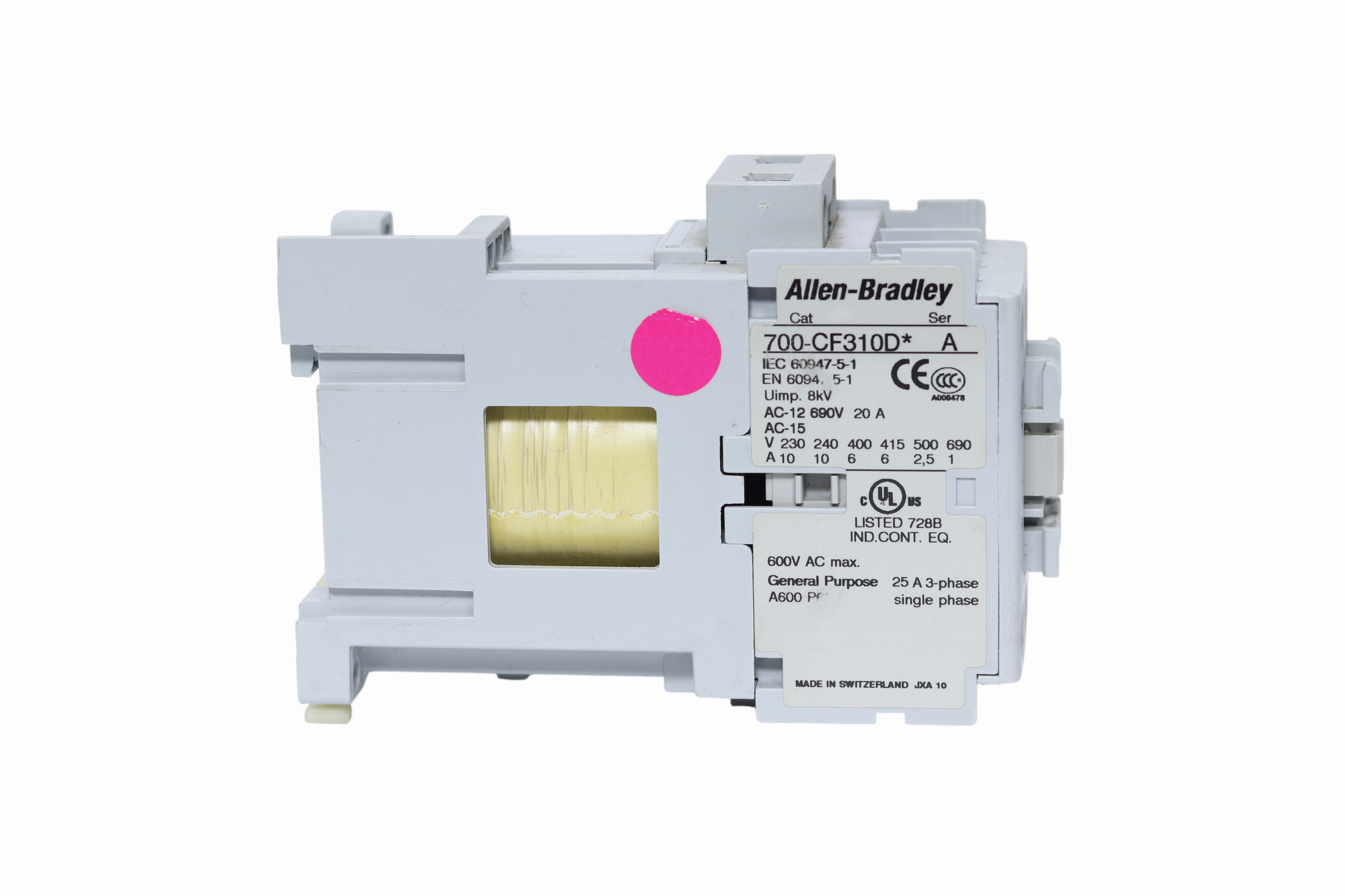 Allen-bradley 700-cf310d Contactor Auxiliar 3n0-1nc B-120v (Usado)