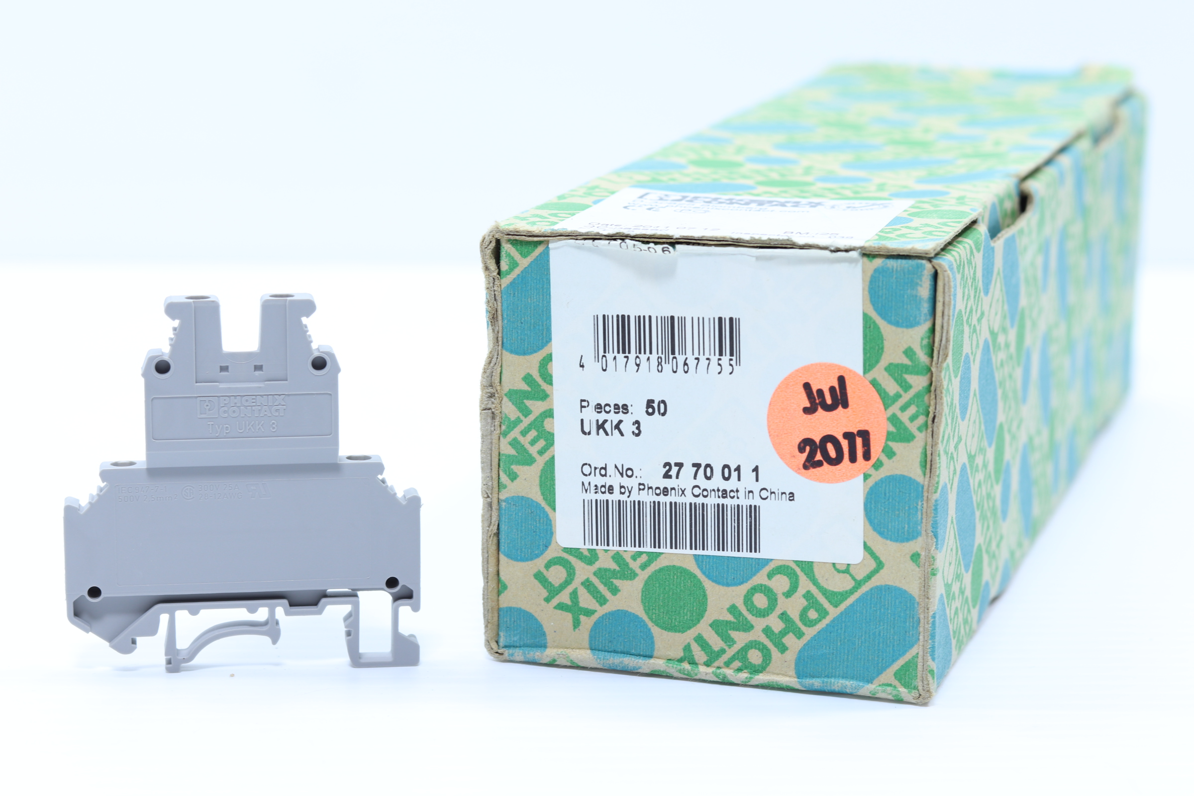 Clema Phoenix Contact Ukk 3 Caja Con 50pzs