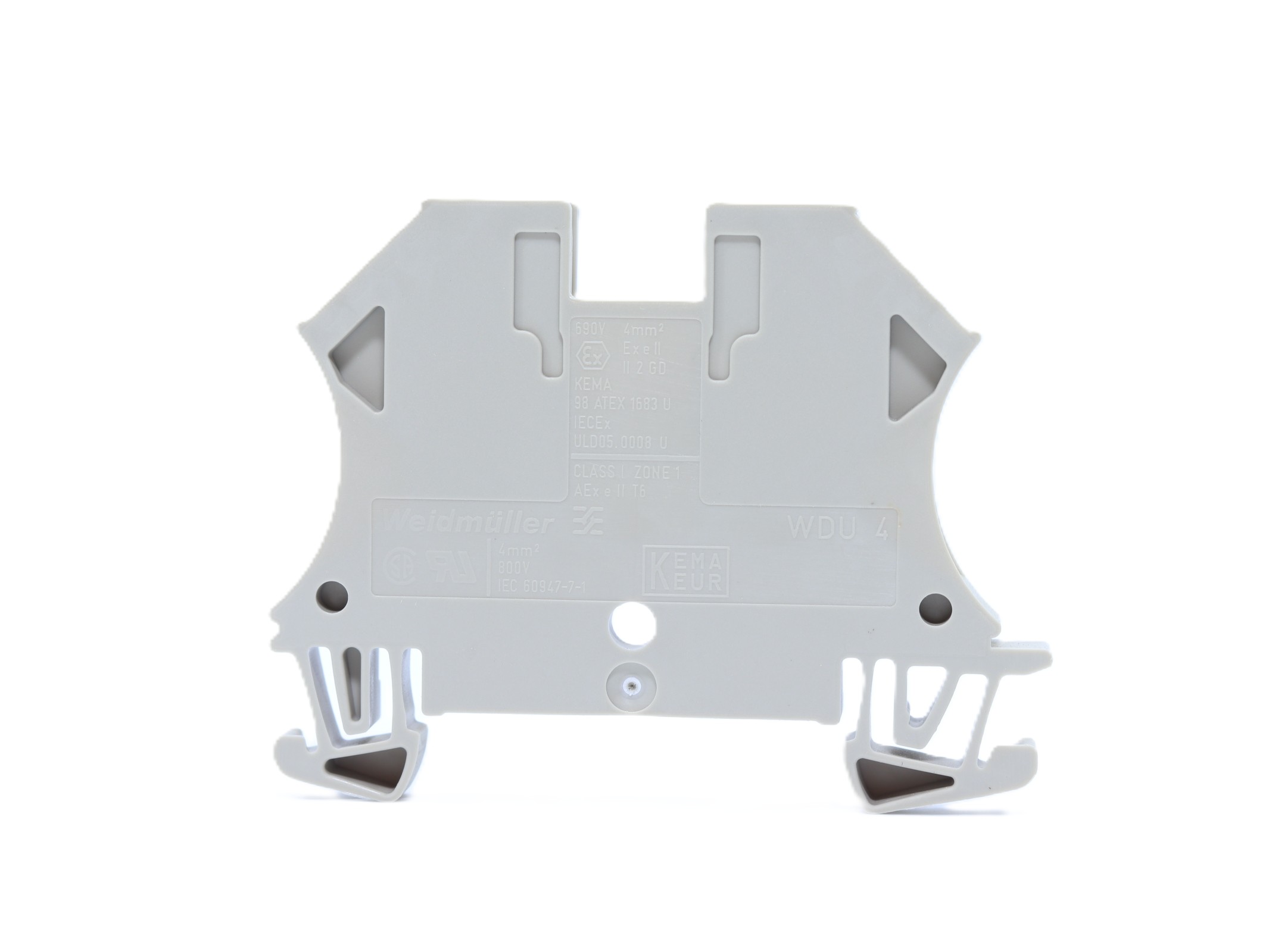 Wdu 4 Weidmuller Clema De Paso 4 Mm² (pack De 11 Pzs) (Usado)