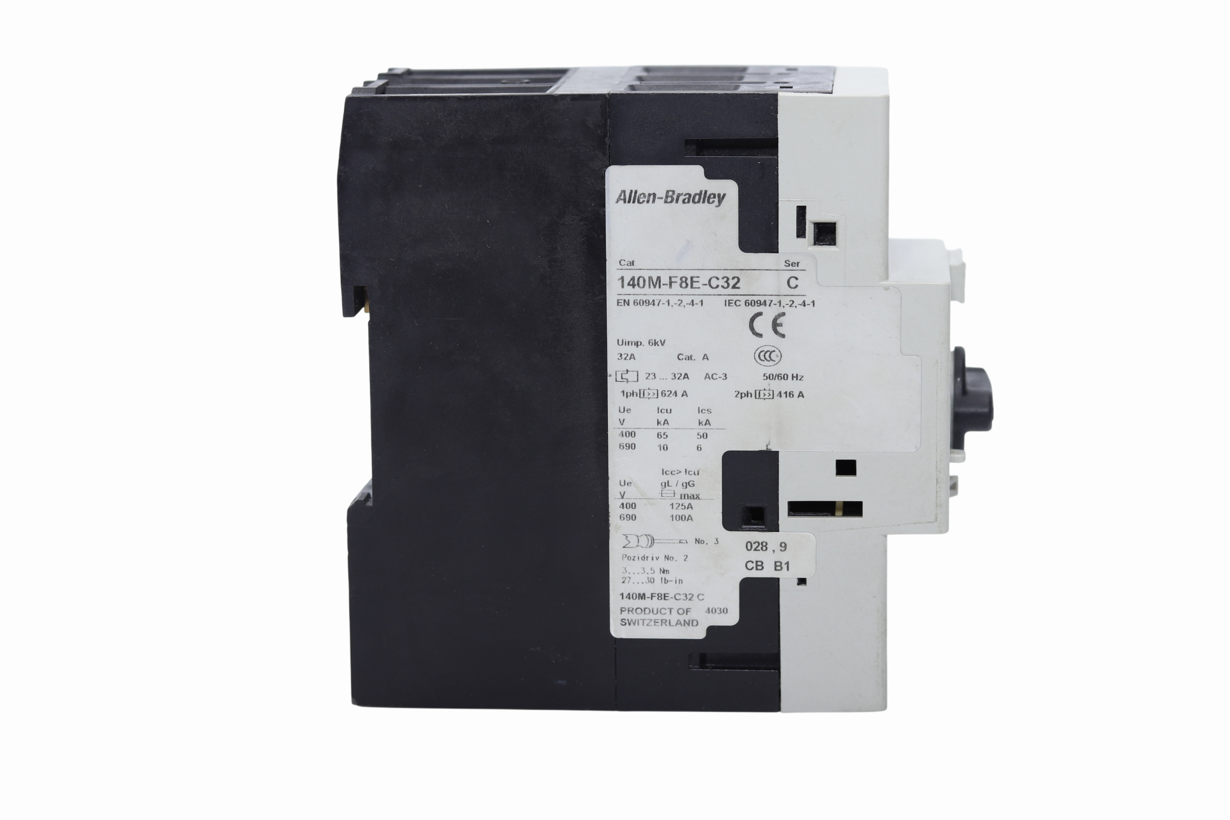 Allen-bradley 140m-f8e-c32 Protección De Motor Disyuntor (Usado)