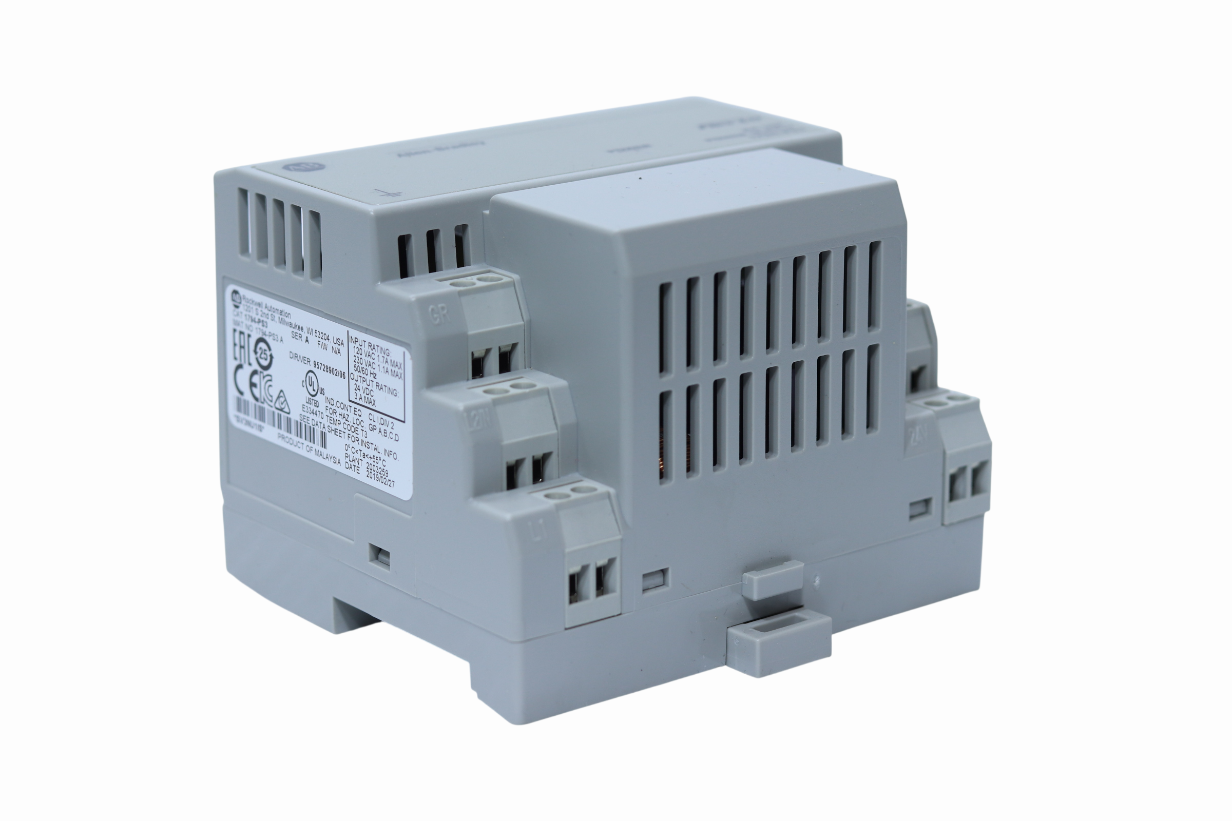 1794-ps3 Power Supply 120/230 V Ac Input Allen Bradley (Usado)