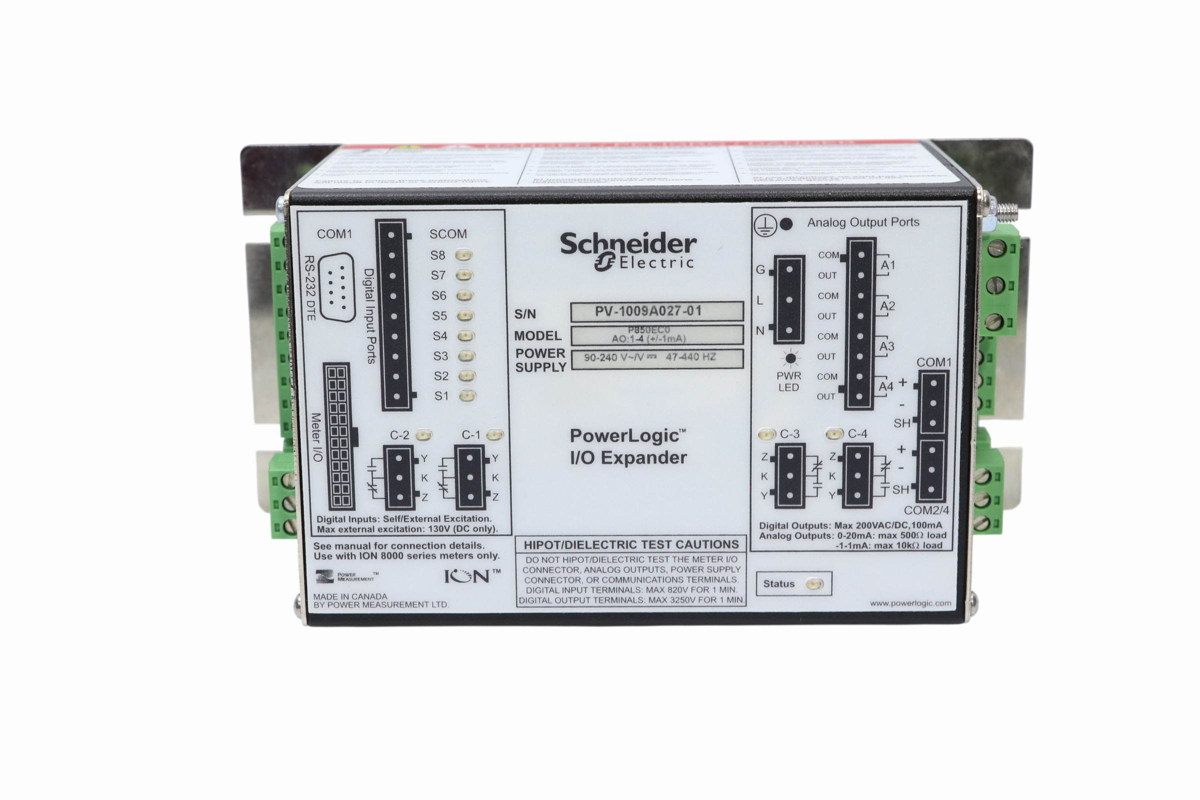 Modulo De Expansion Schneider Electric P850ec0 (Usado)