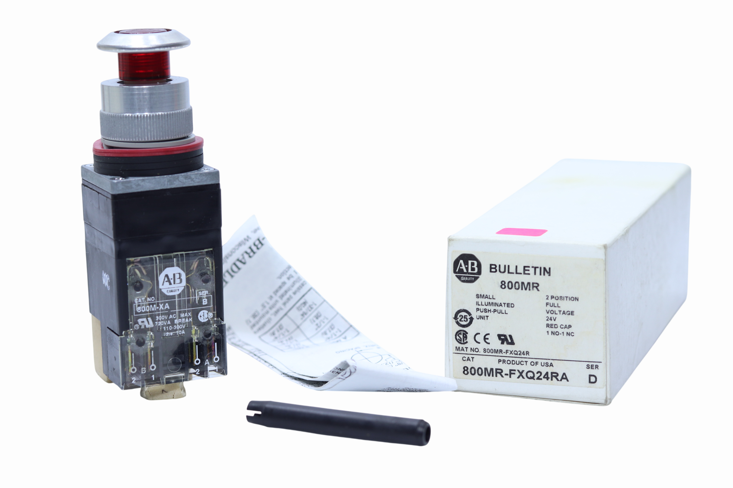 800mr-fxq24ra Ser.d Boton Pulsador Allen Bradley
