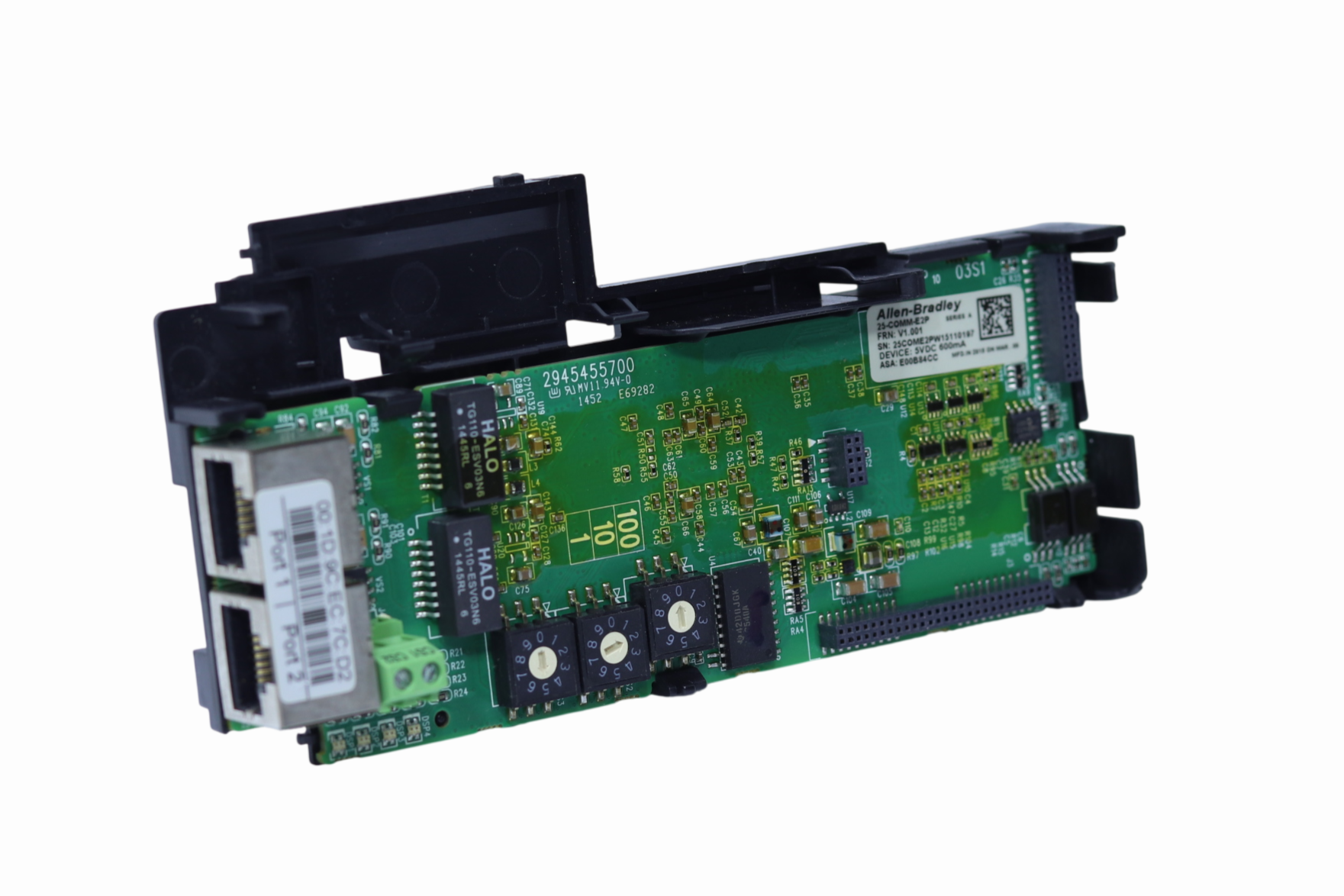 Adaptador De Comunicación Ethernet 25-comm-e2p Allen Bradley (Usado)