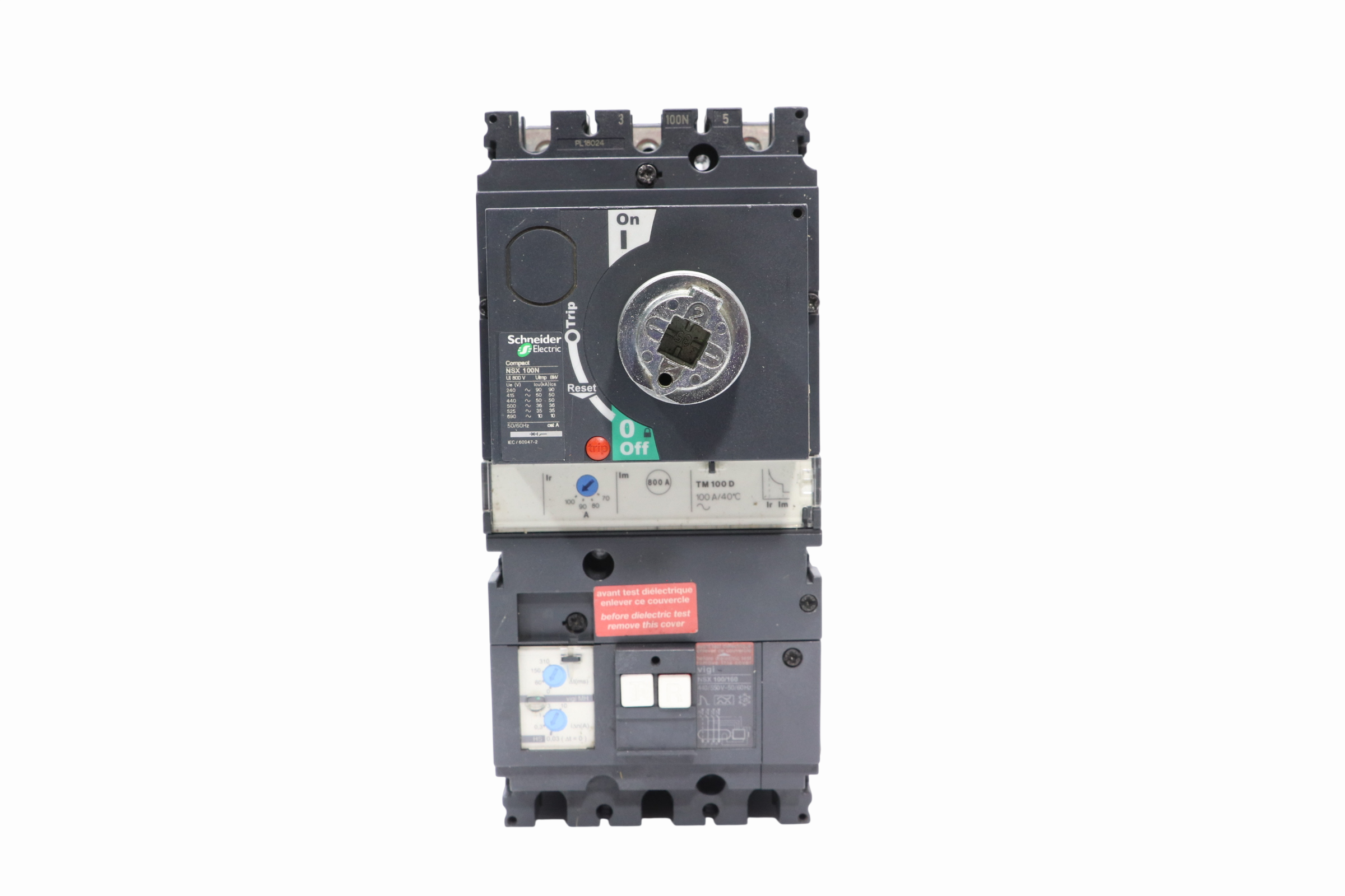 Interruptor Automatico Schneider Electric Nsx 100-160-250 (Usado)