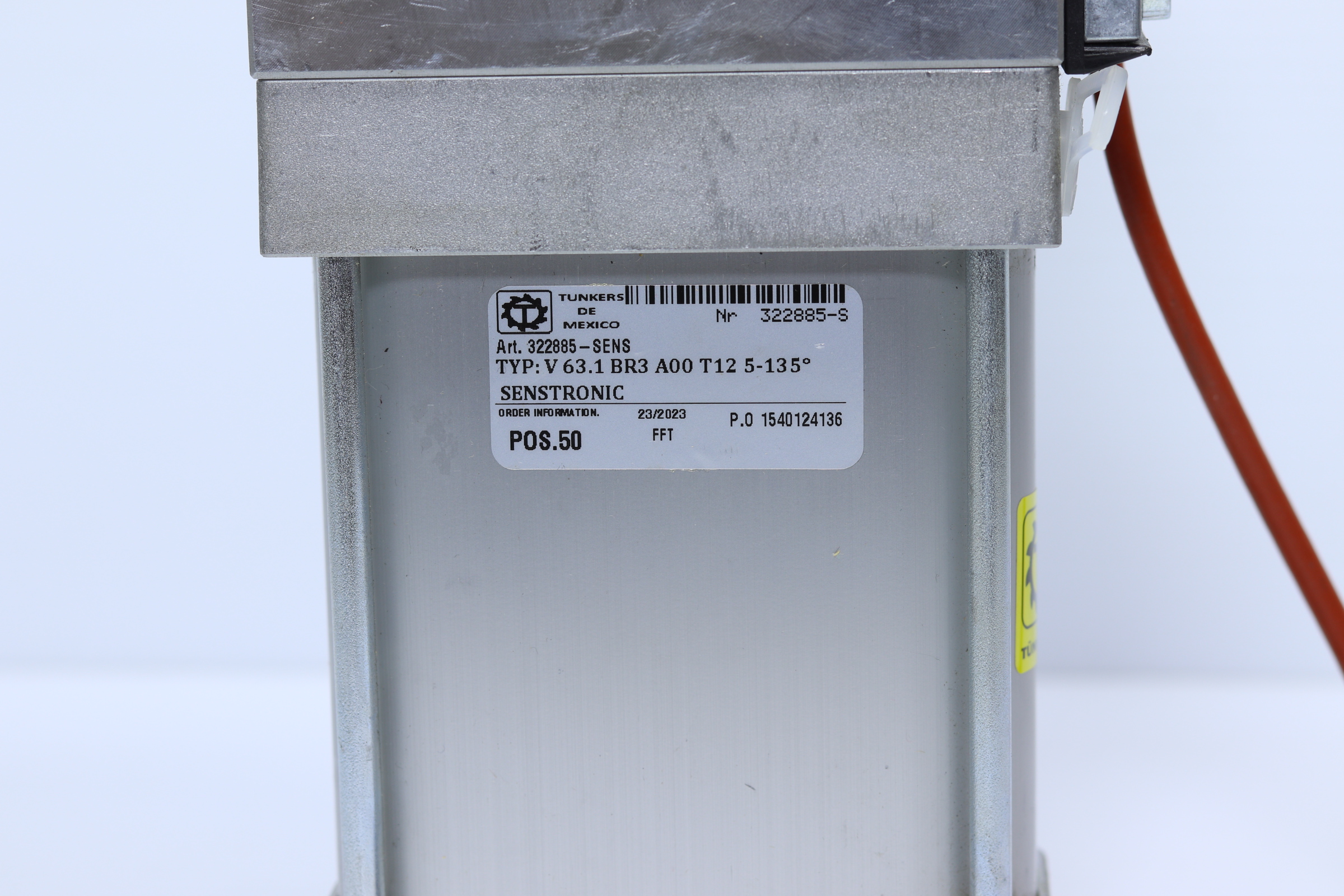 Actuador Eléctrico Industrial Tunkers V63.1 Br3 A00 T12