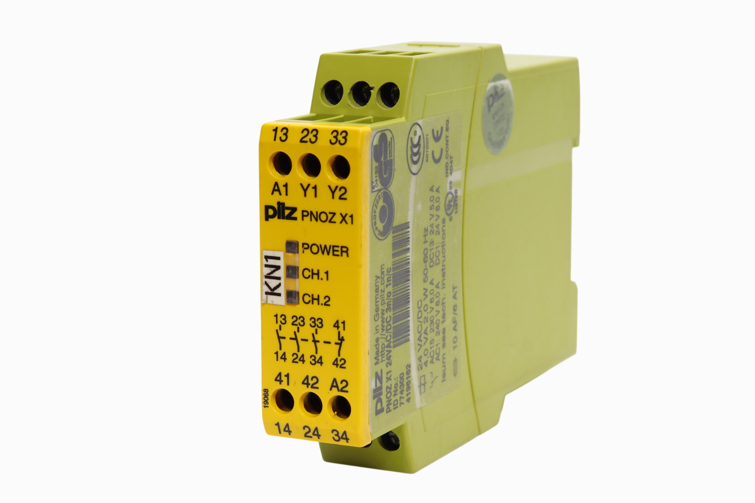 Rele De Seguridad Pilz Pnoz X1 (Usado)