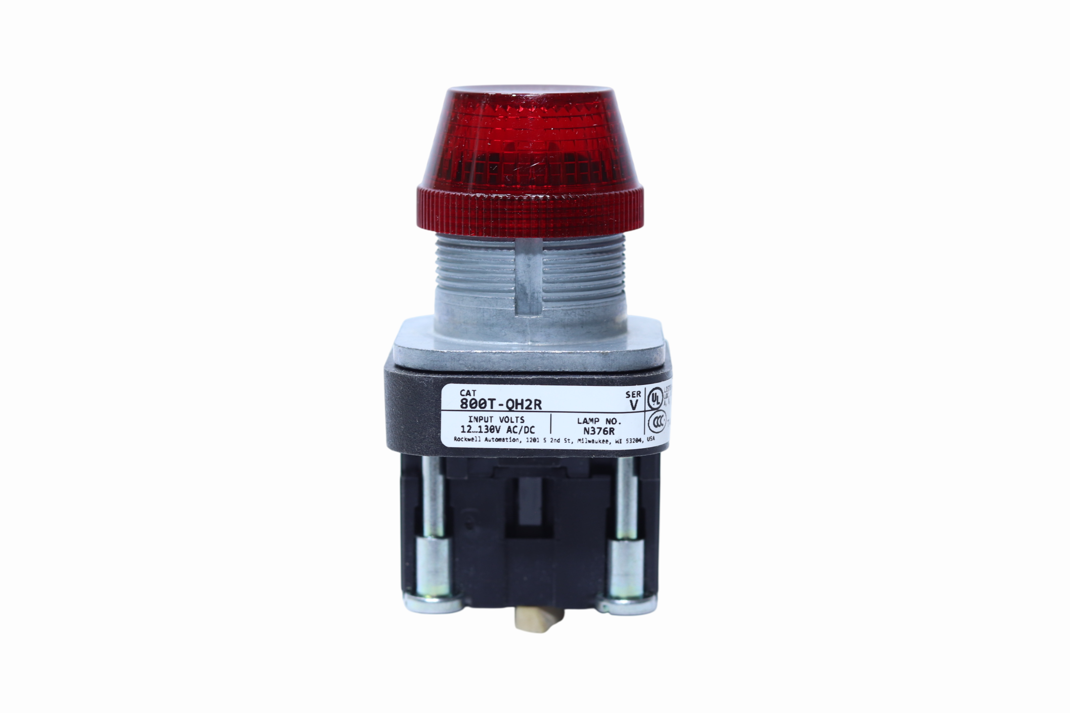 Luz Piloto Allen Bradley 800t-qh2r Ser. V