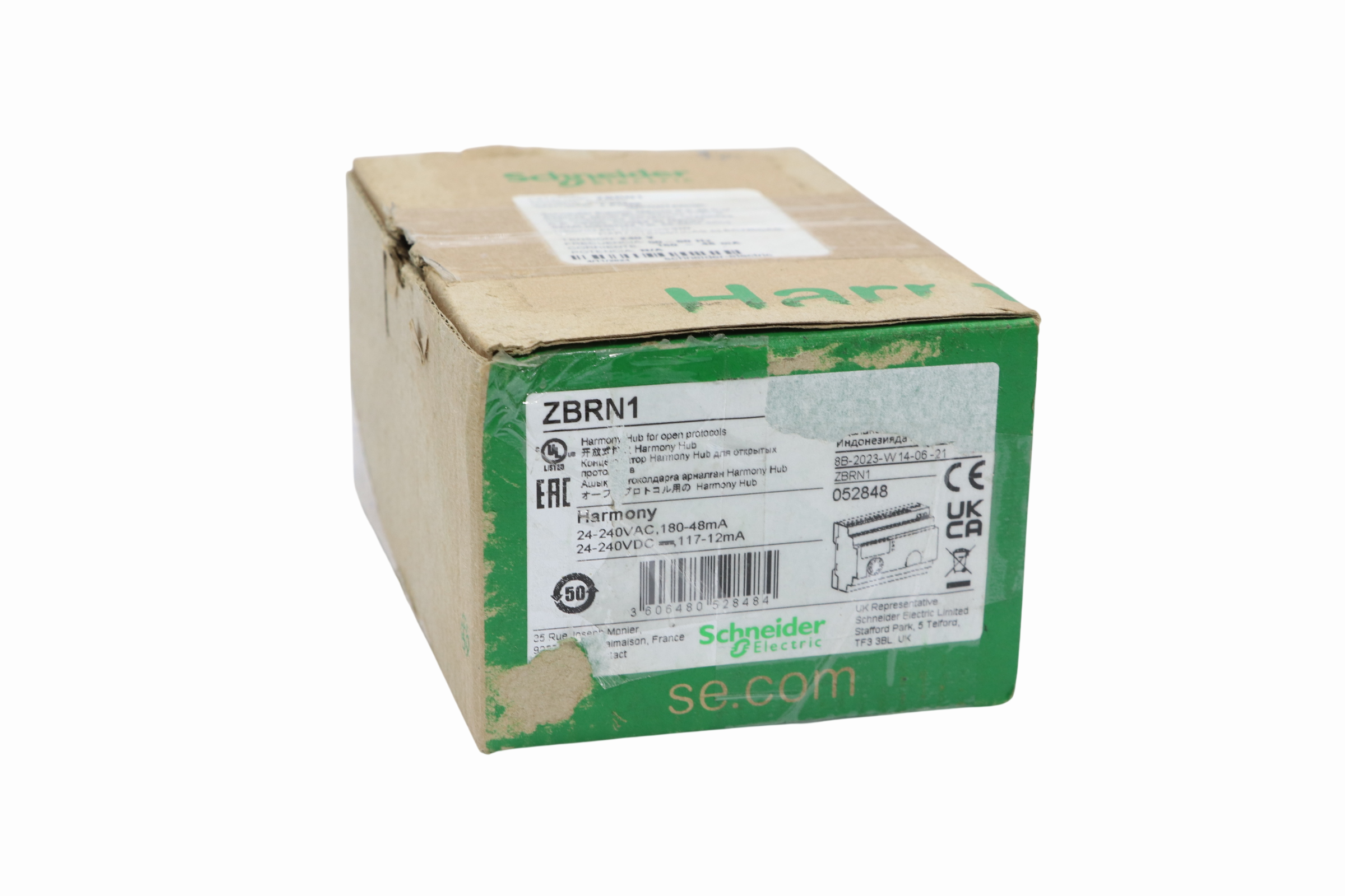 Zbrn1 Harmony Hubwirelevador Ss To Modbus/tcp Ethernet Gatew Negro