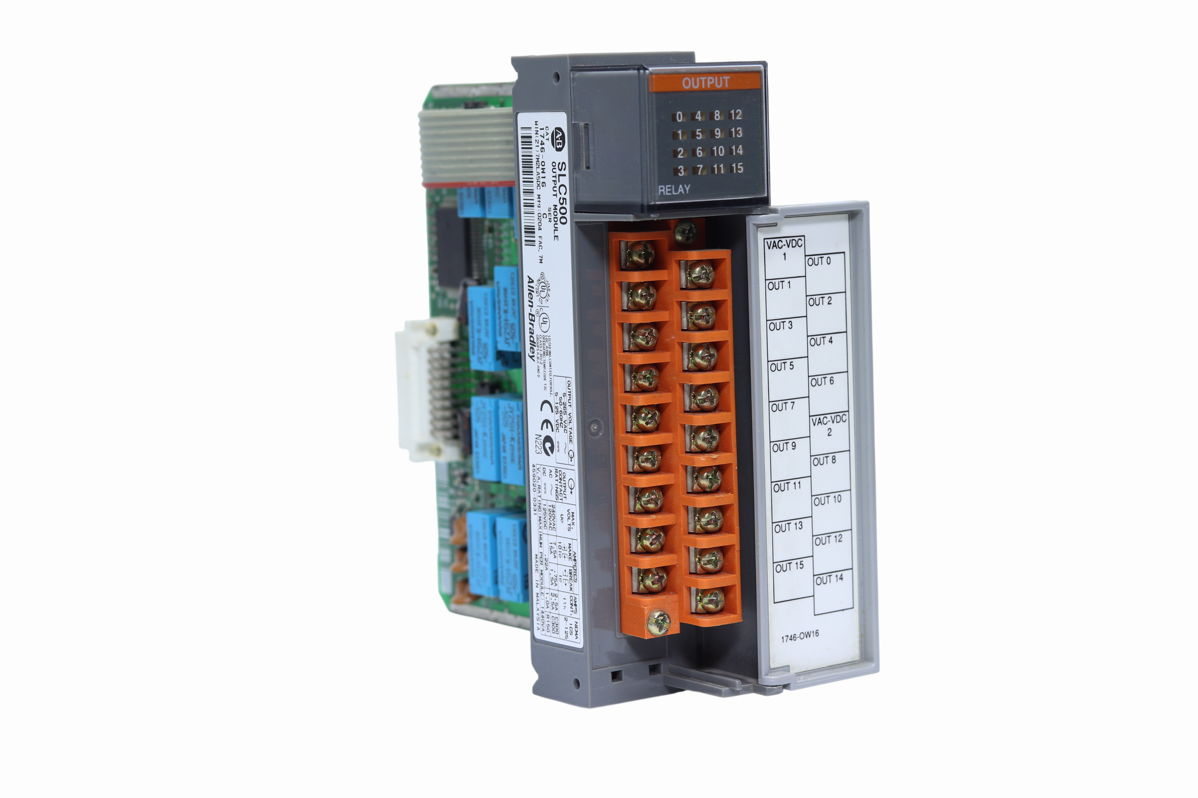 Modulo De Salida Allen Bradley 1746-ow16 Slc 500 (Usado)