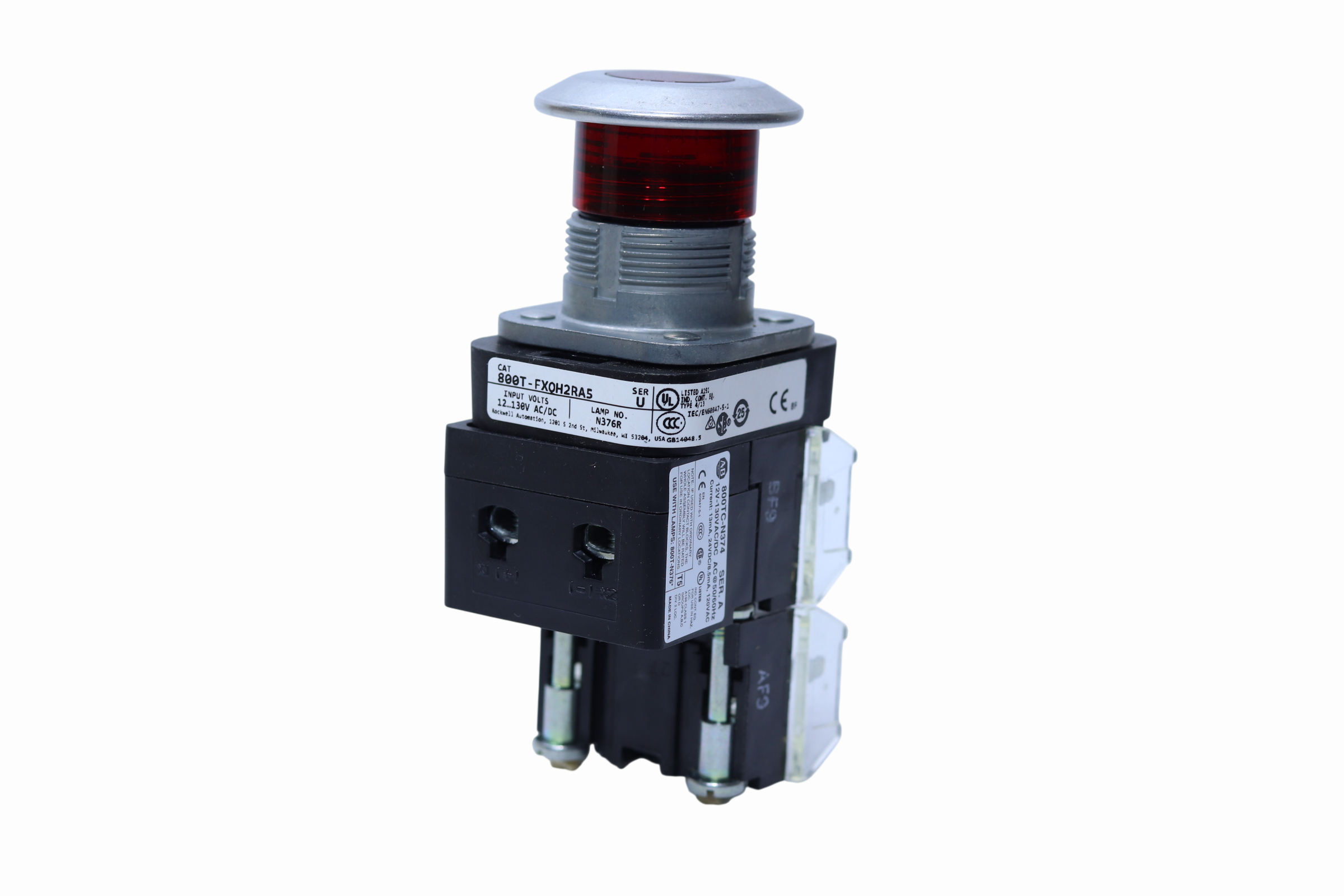 800t-fxqh2ra5 Allen Bradley Boton Pulsador 800tfxqh2ra5 Plcm