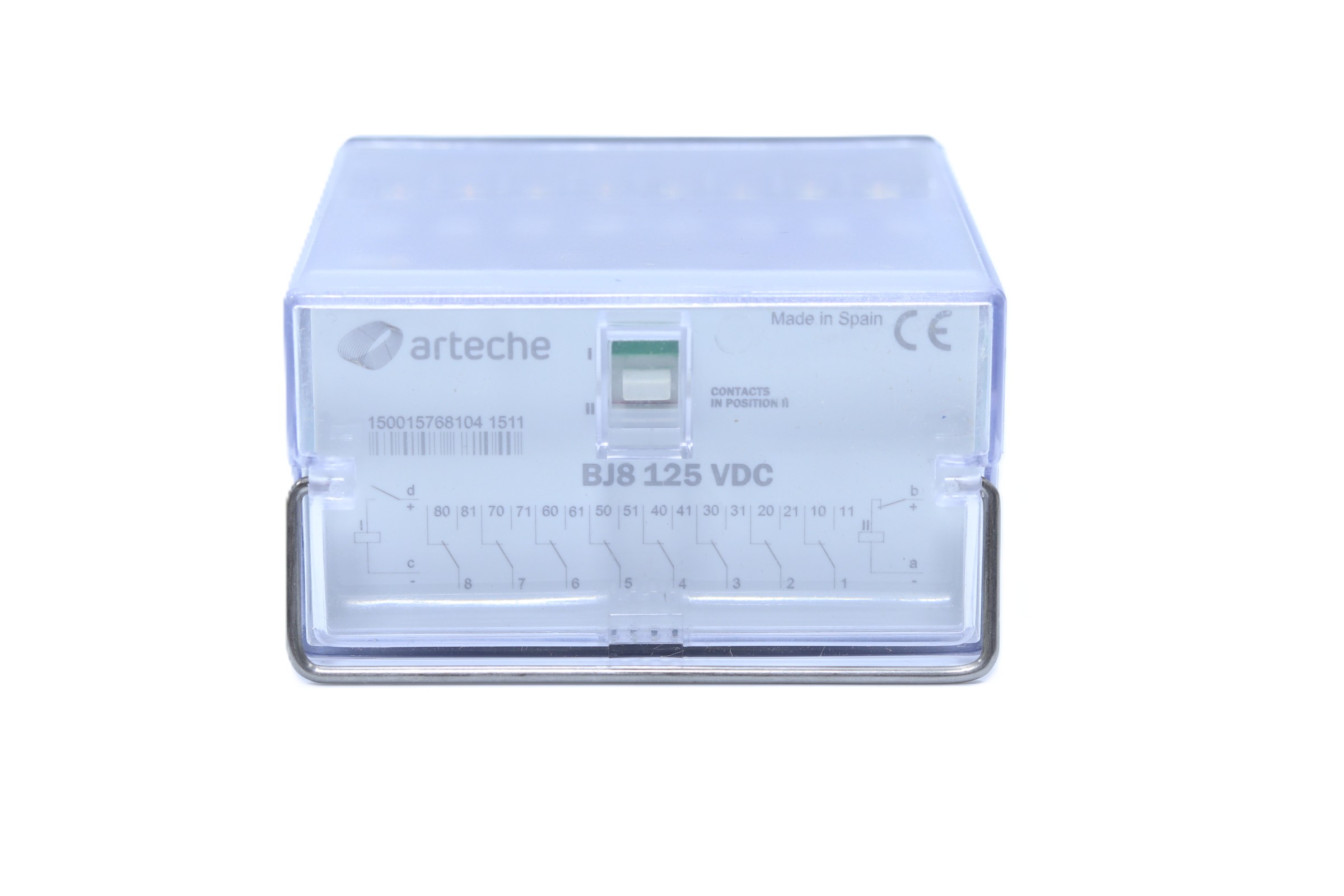 Rele Monoestable Arteche Bj8 125vdc