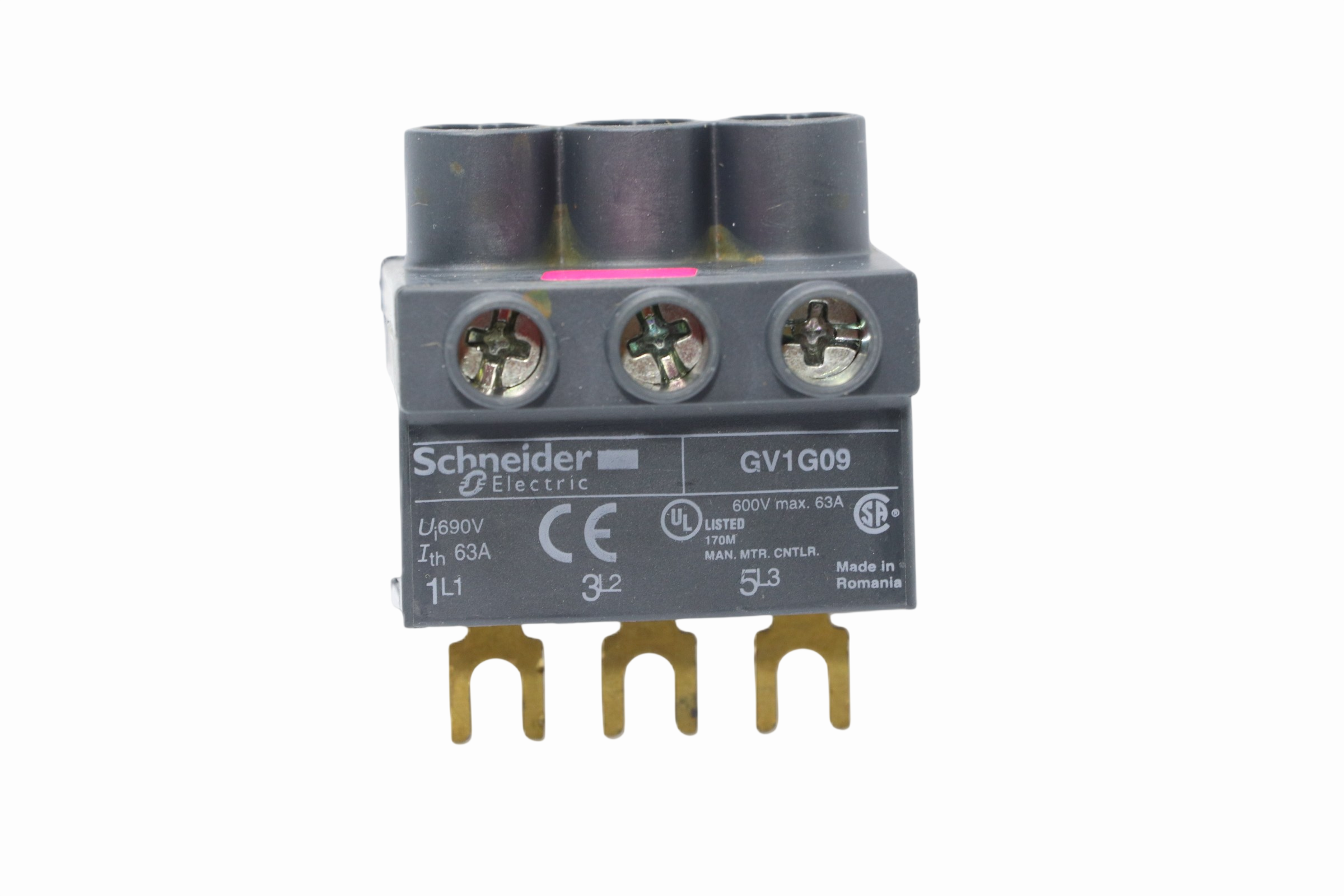 Schneider Gv1g09 Bloque Terminal (Usado)