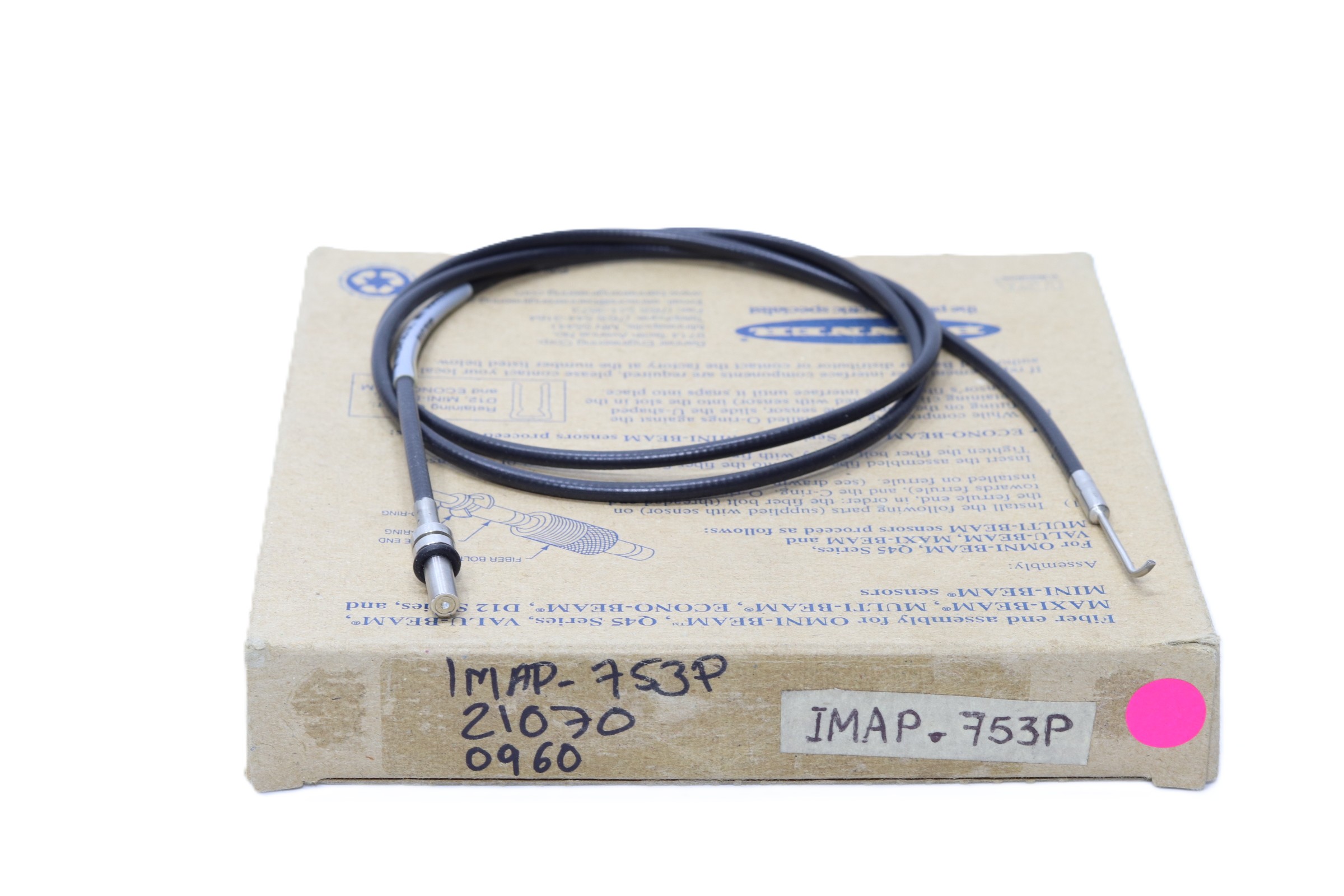 Sensor Fotoelectrico 1,2mm Diámetro Banner Imap.753p