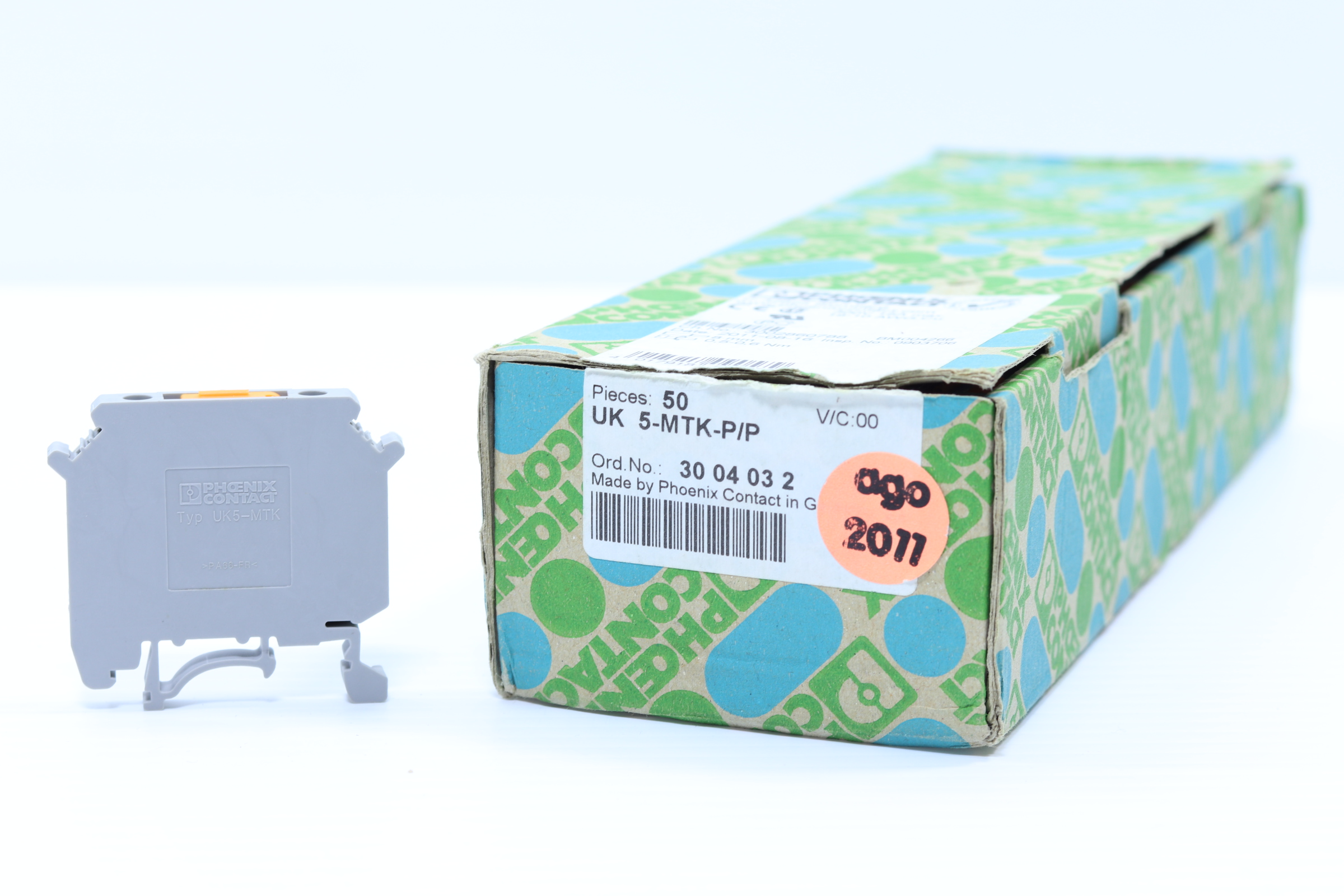 Clema Phoenix Contact Uk5-mtk Caja Con 50pzs
