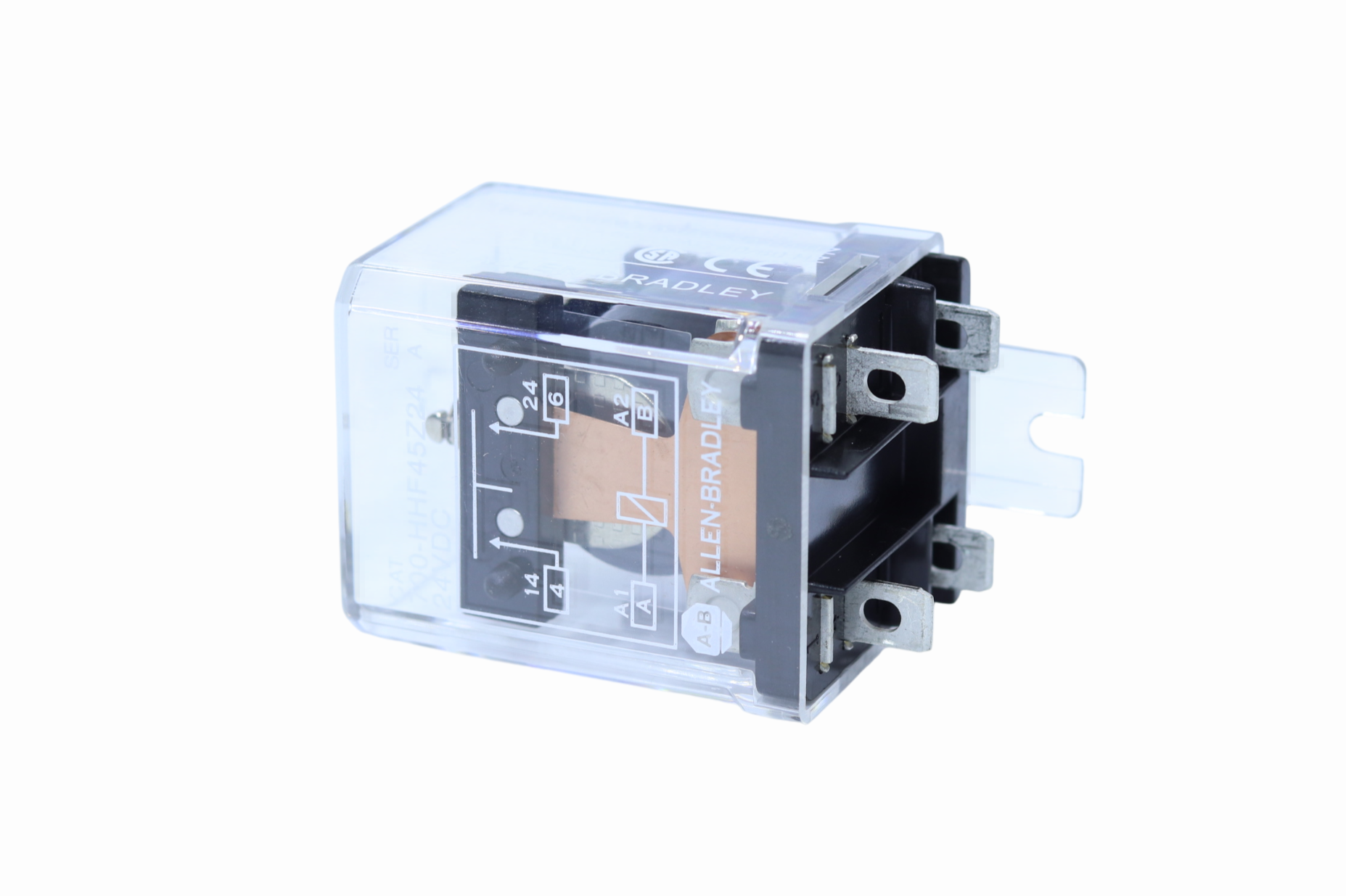 Relé Potencia 24vcd 30a Allen-bradley 700-hhf45z24 Ser. A