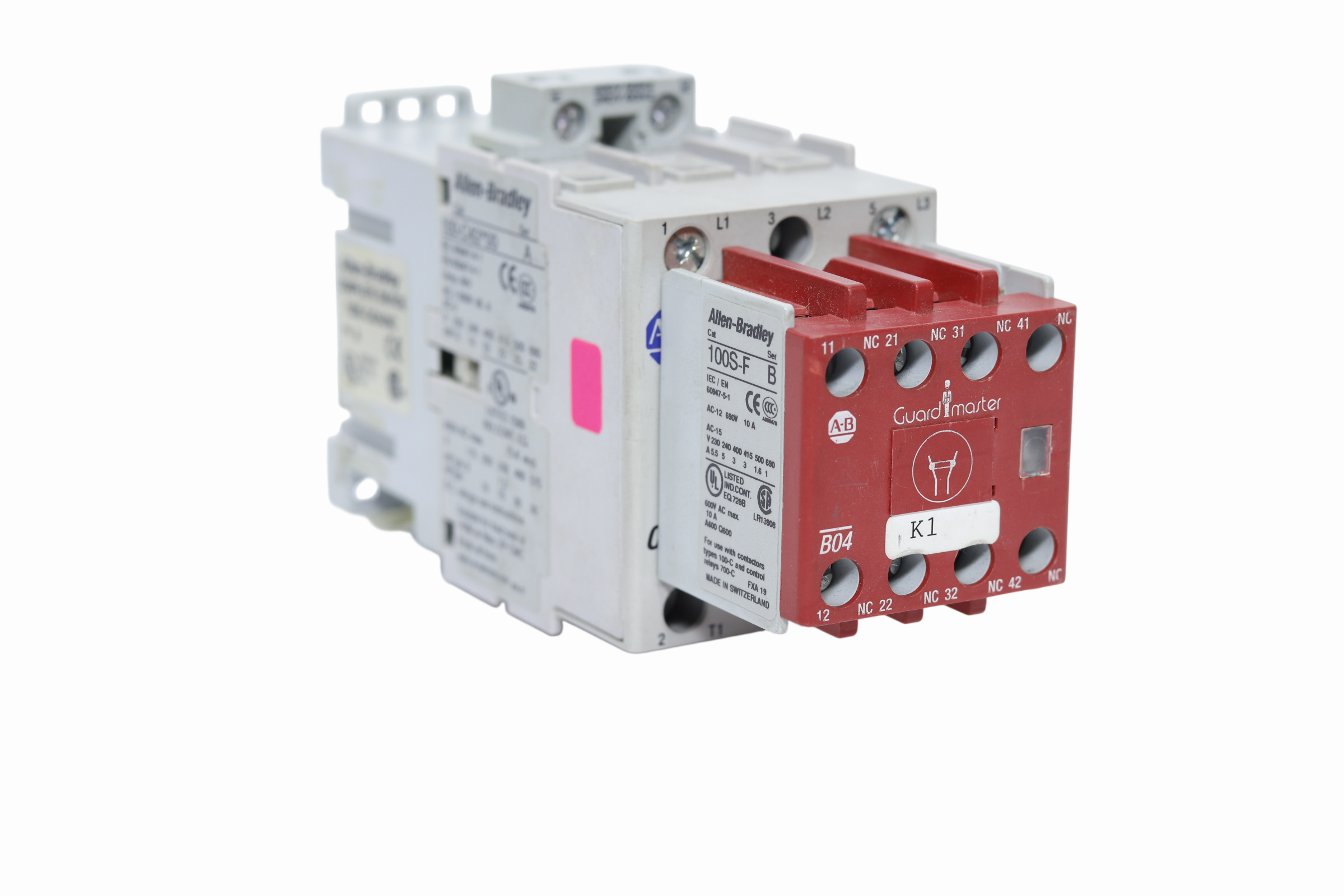 Allen Bradley Guardmaster B04 Contactor 100-c43*00 100s-f (Usado)