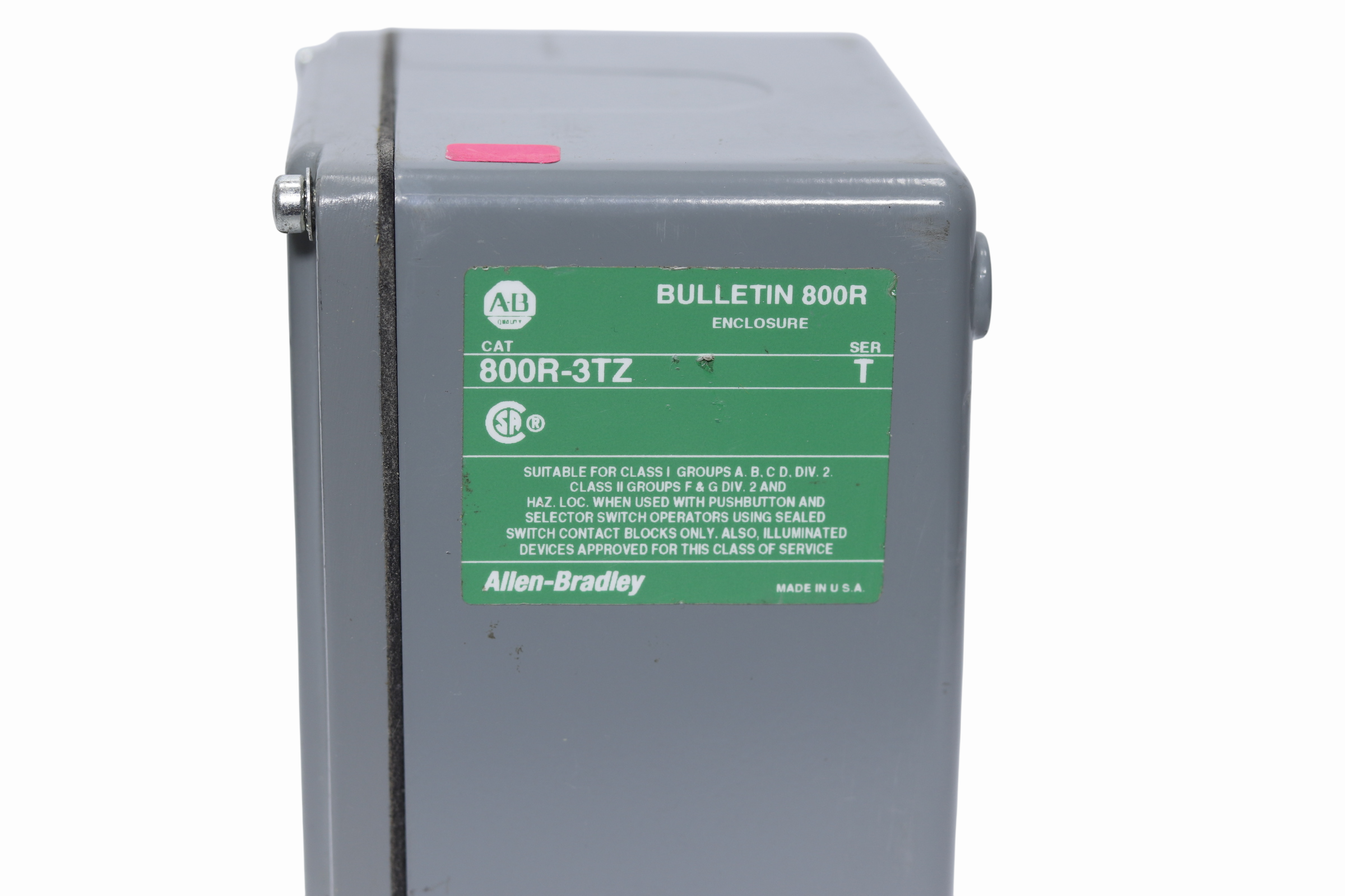 Allen-bradley 800r-3tz Recubrimiento Aluminio (Usado)