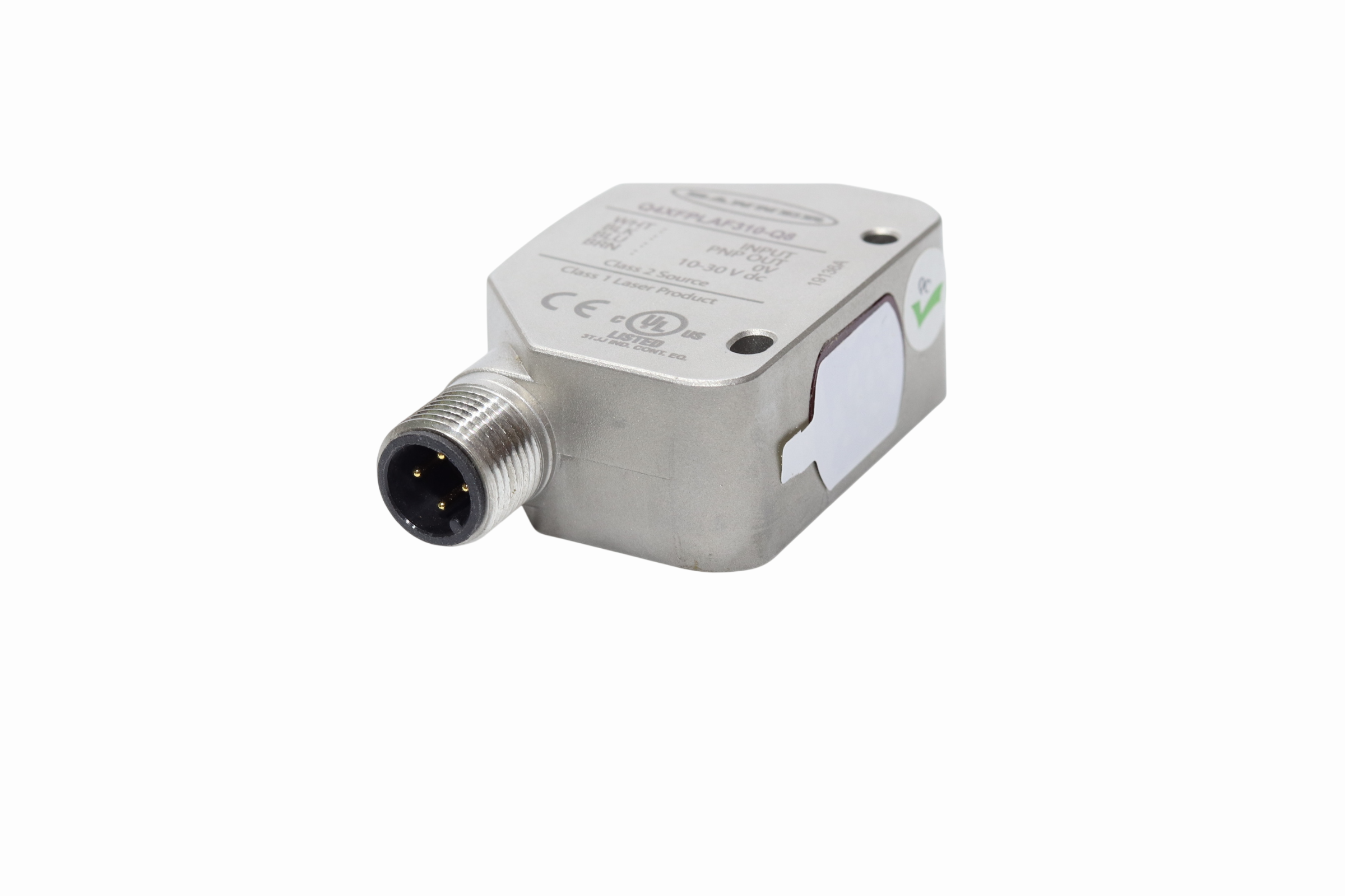 Sensor Láser Banner Q4xfplaf310-q8 Acero Inoxidable 97539