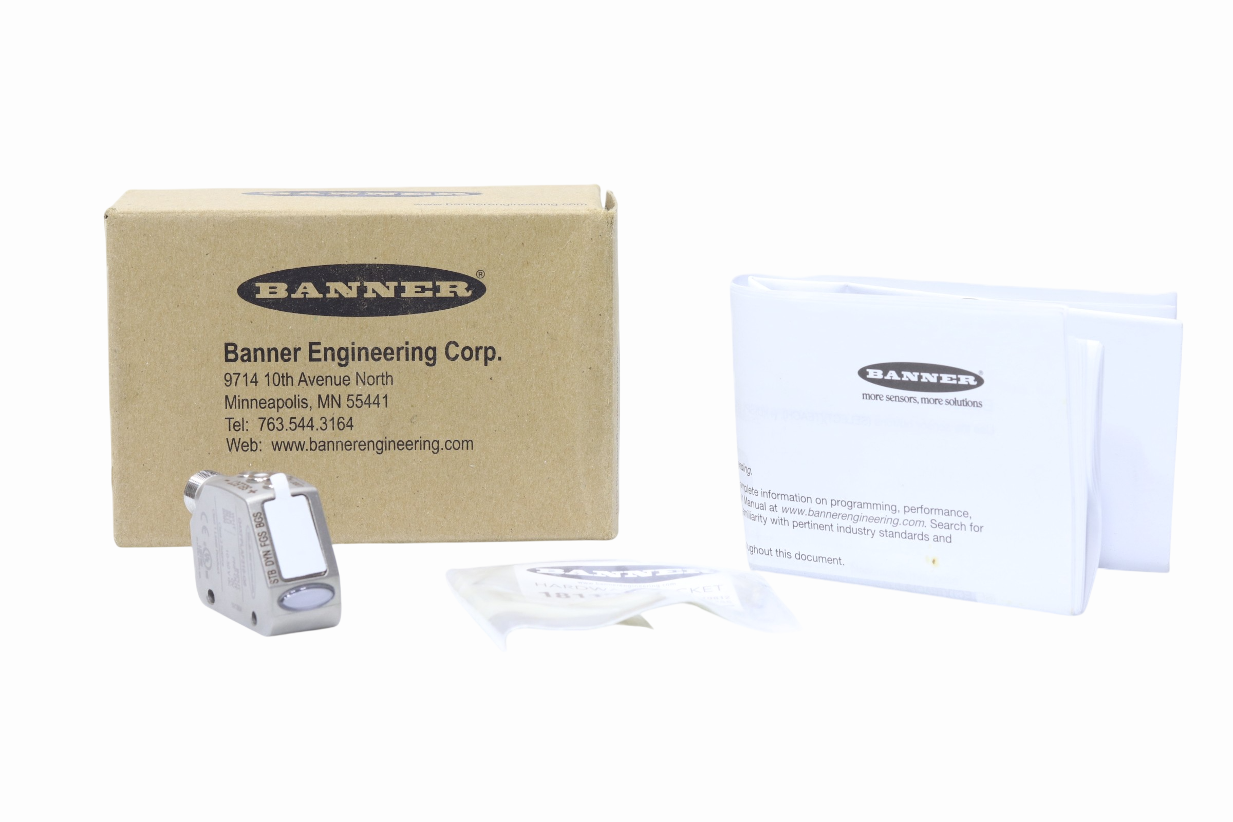 Sensor Láser Banner Q4xfplaf310-q8 Acero Inoxidable 97539