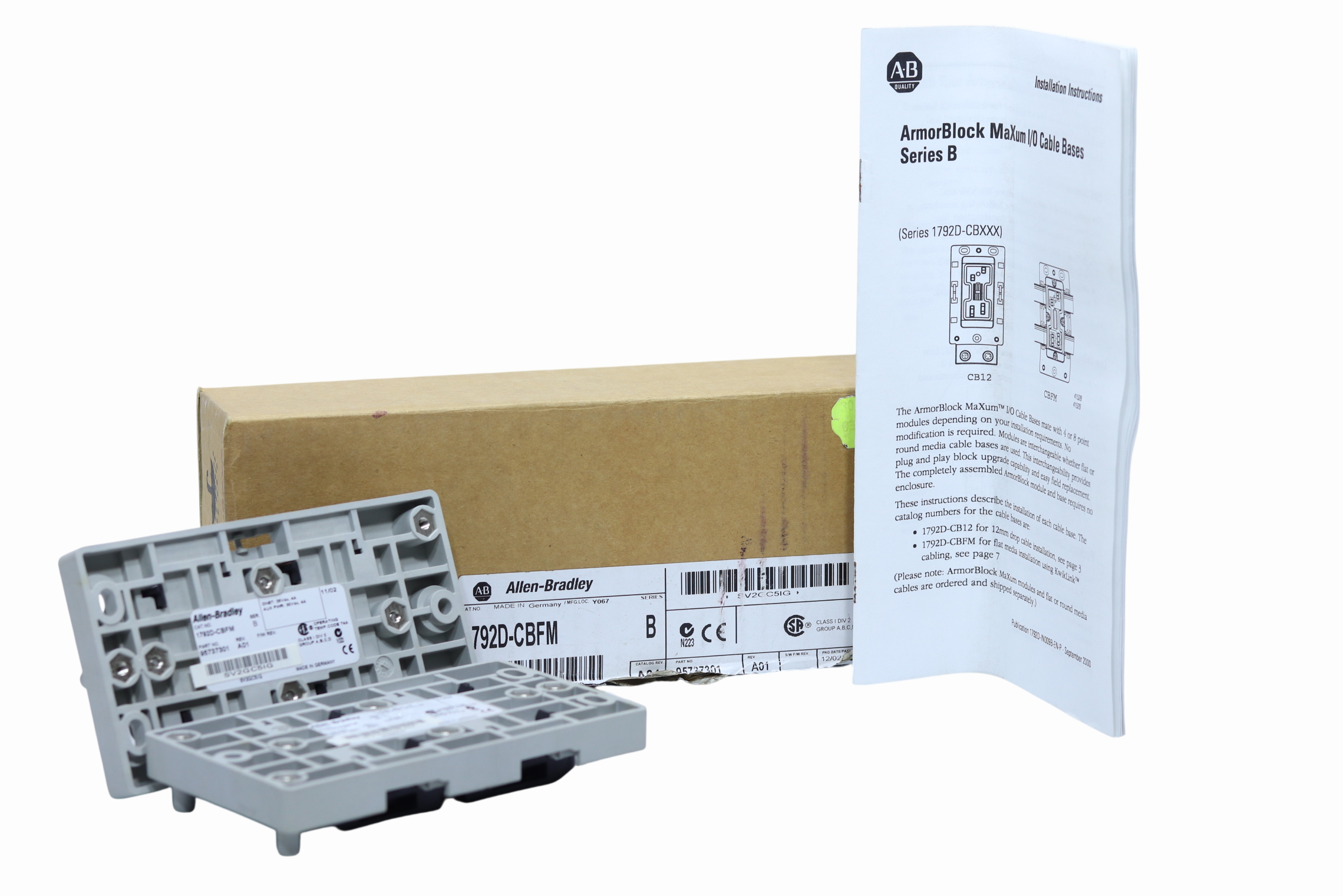 Allen-bradley 1792d-cbfm Base Para Kwiklink Flat Media