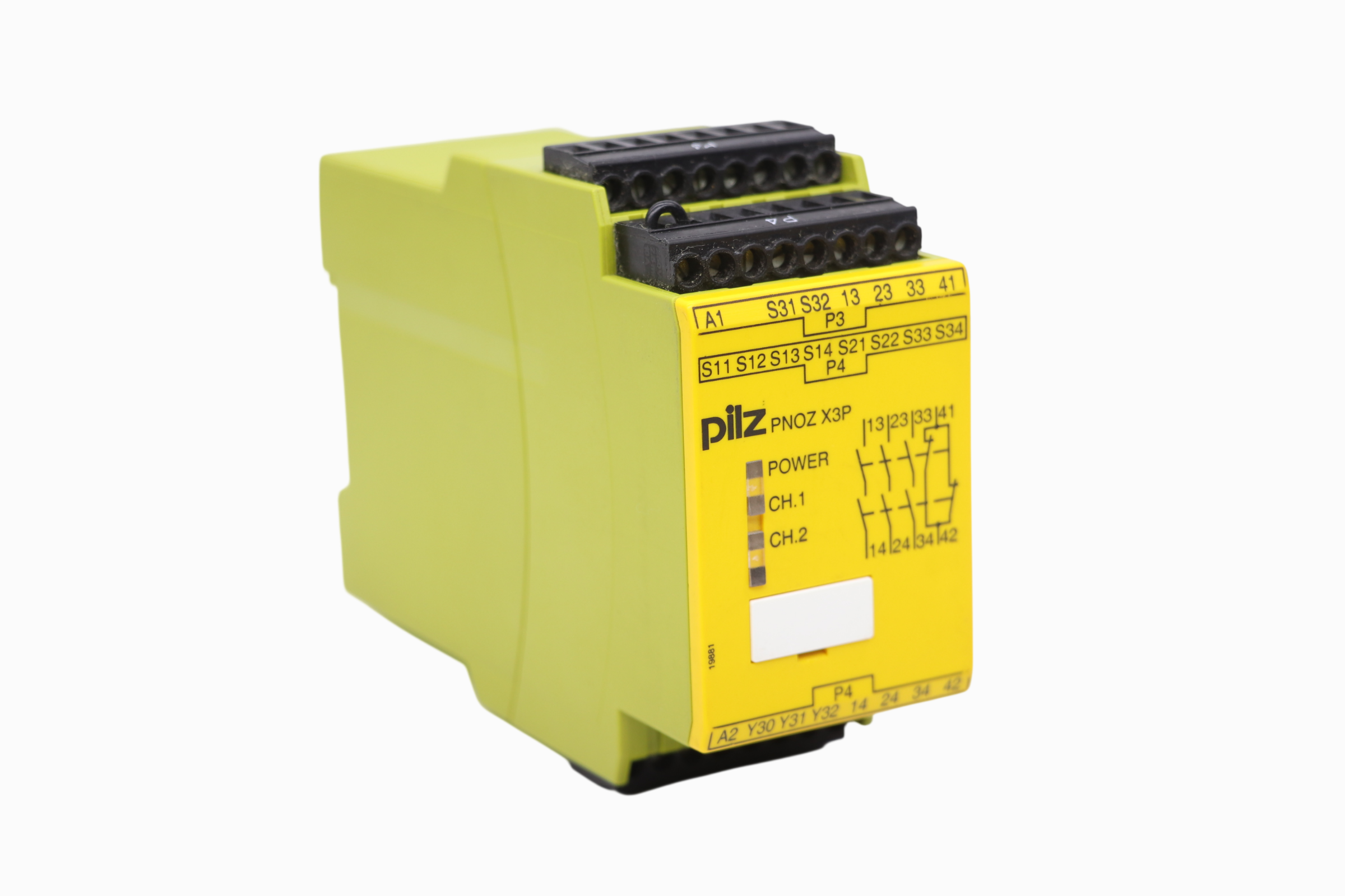 Pilz Pnoz X3p 24vdc 24vac 3n/o 1n/c 1so 777310 (Usado)