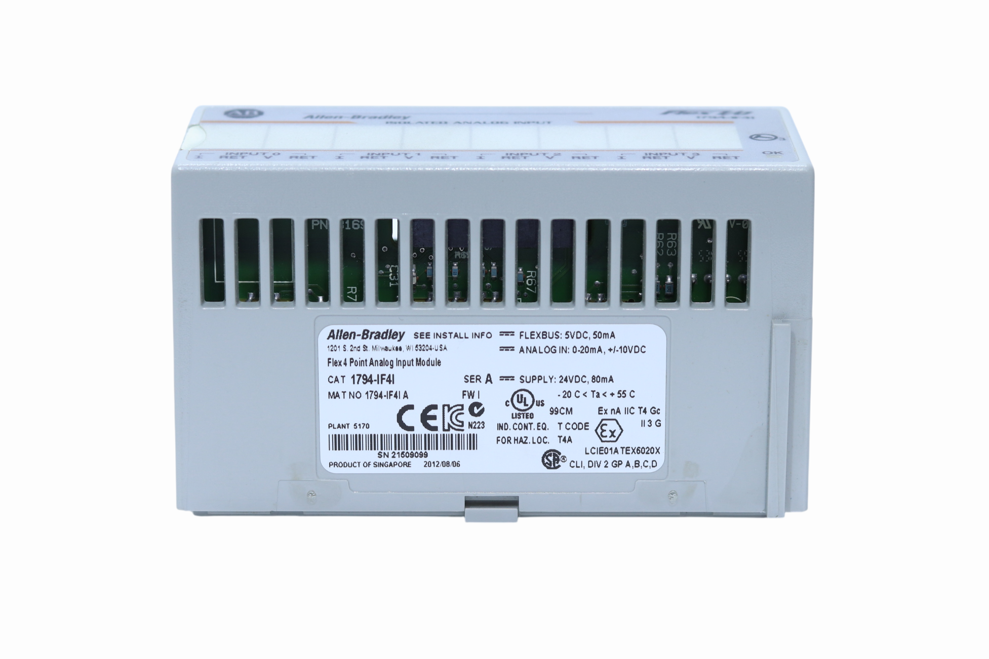 Allen-bradley 1794-if4i Flex I/o Analog Input Module (Usado)