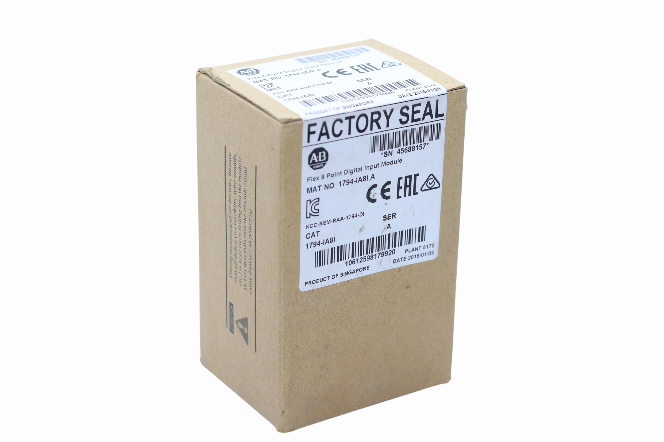Allen Bradley 1794-ia8i Input Module, Flex I/o Plc Master